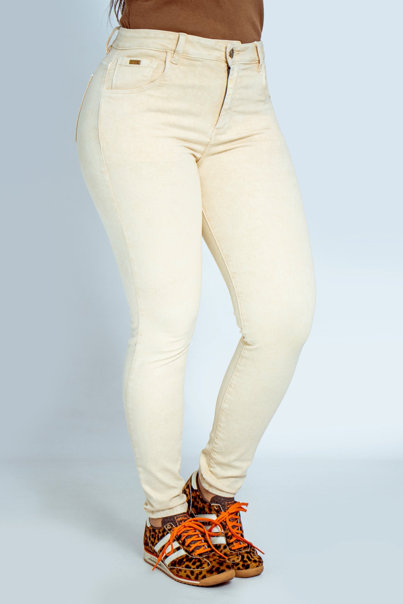 Joy Staz Colombian Jeans Skinny Clasico Tiro Alto Levanta Cola 116014 Jeans Colombianos