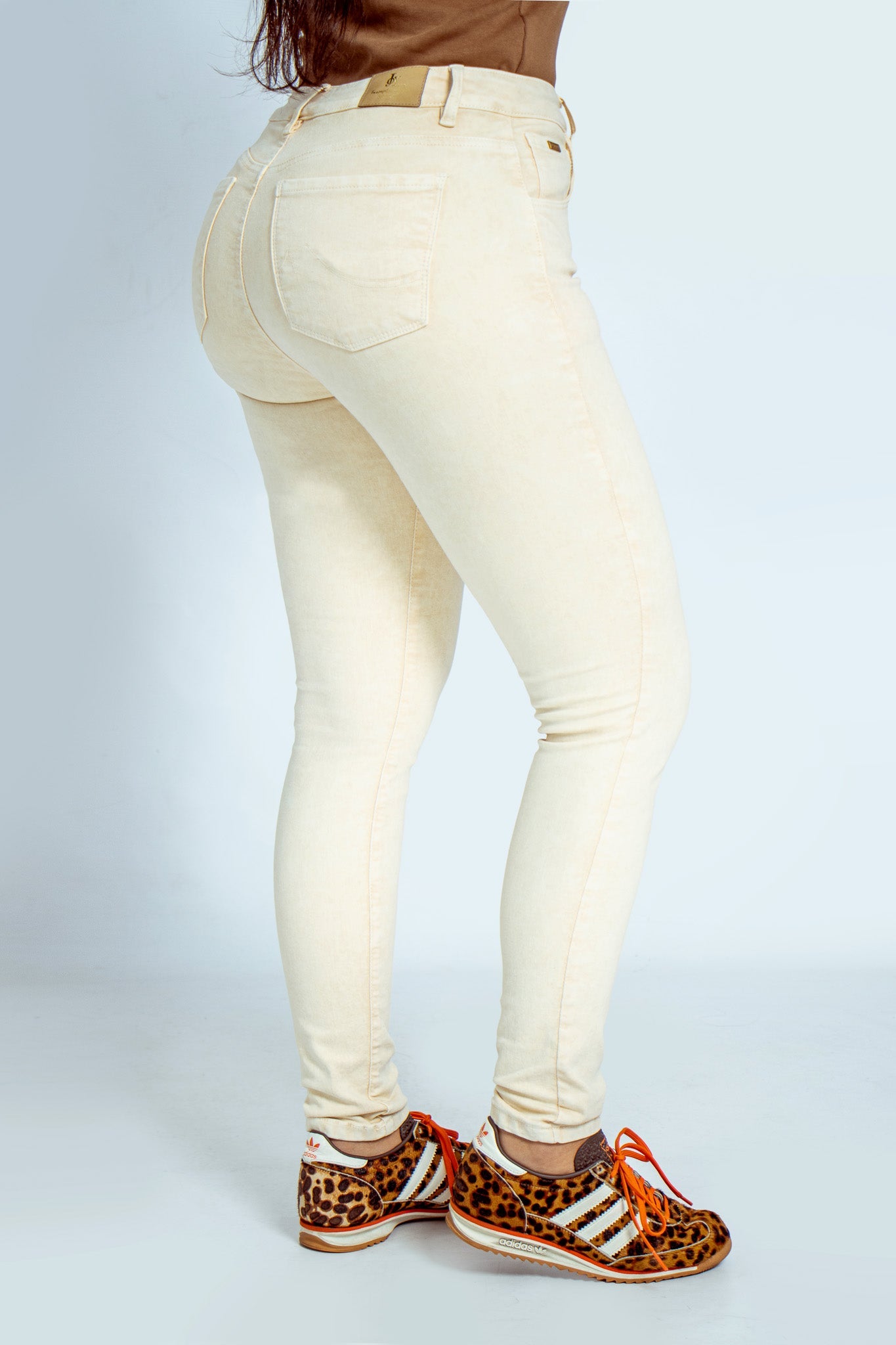 Joy Staz Colombian Jeans Skinny Clasico Tiro Alto Levanta Cola 116014 Jeans Colombianos