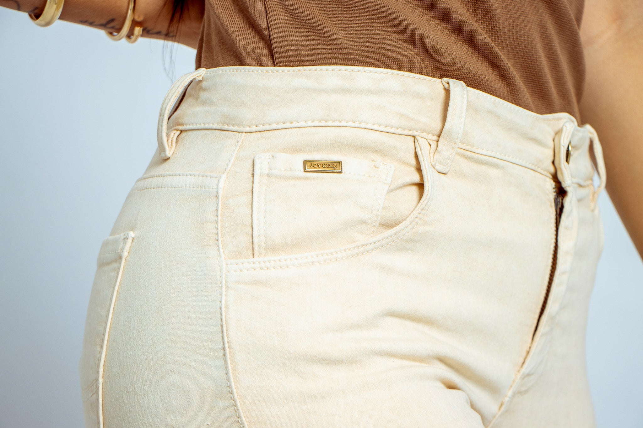 Joy Staz Colombian Jeans Skinny Clasico Tiro Alto Levanta Cola 116014 Jeans Colombianos