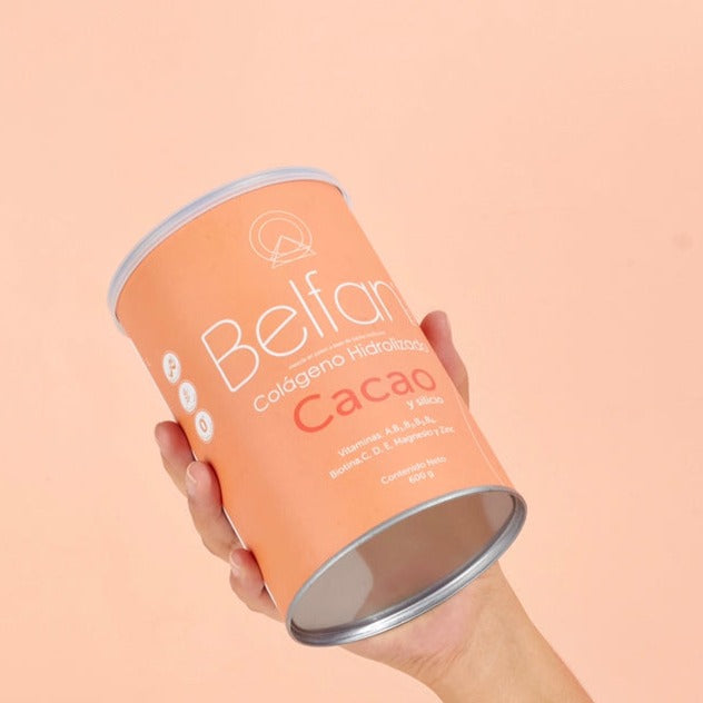 Belfan Colageno Hidrolizado Cacao y Silicio x 600g