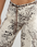 Joy Staz Print Cream Pants - 715042