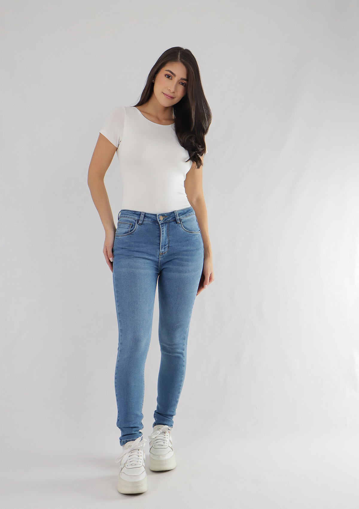 Joy Staz Colombian Jeans Skinny Ajuste Perfecto con Realce de Figura Ref. 115083 Jeans Colombianos