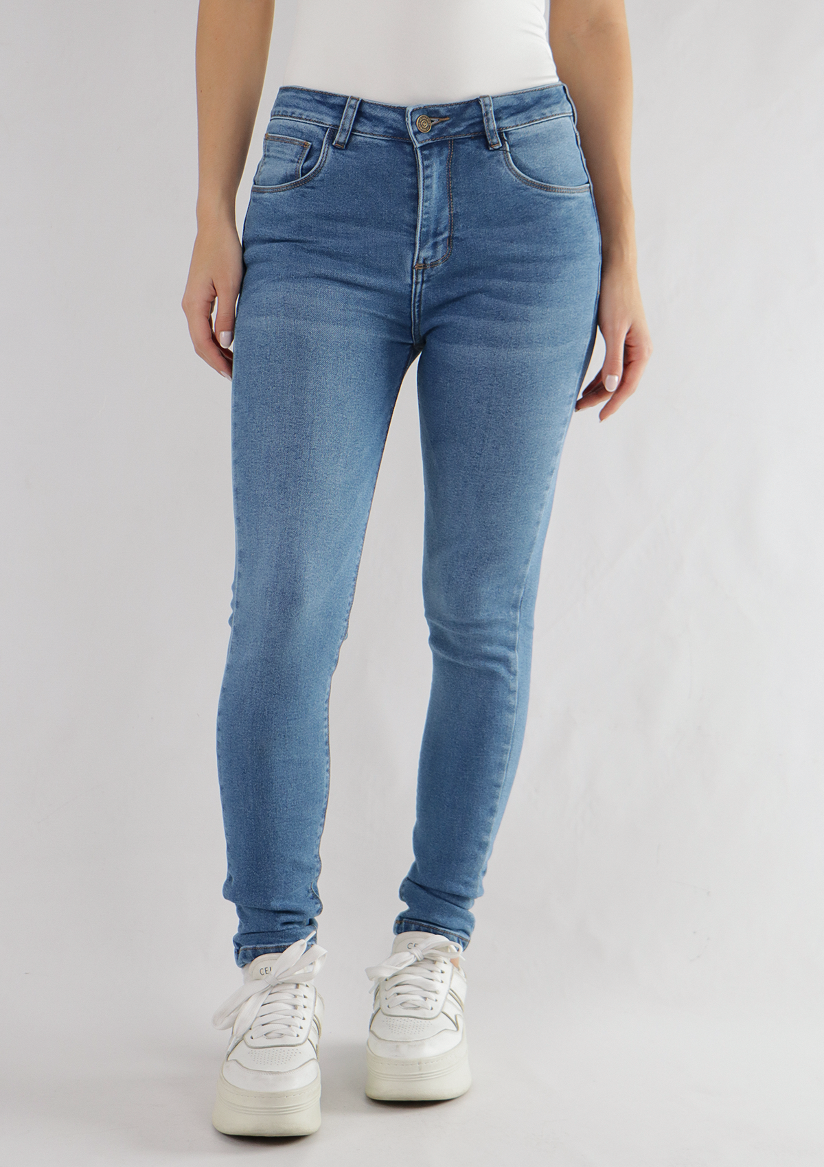 Joy Staz Colombian Jeans Skinny Ajuste Perfecto con Realce de Figura Ref. 115083 Jeans Colombianos