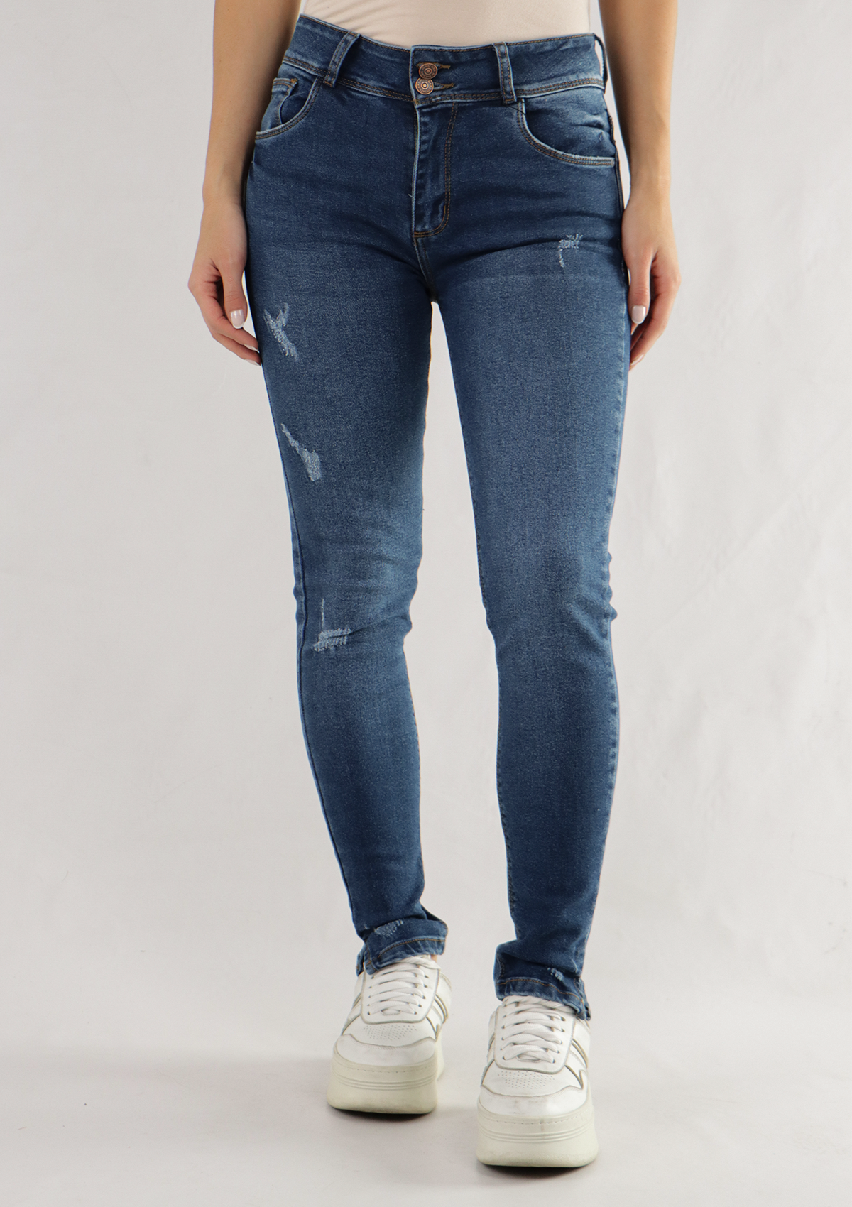 Joy Staz Colombian Jeans Skinny Levanta Cola Tiro Alto Ref. 115087 Jeans Colombianos