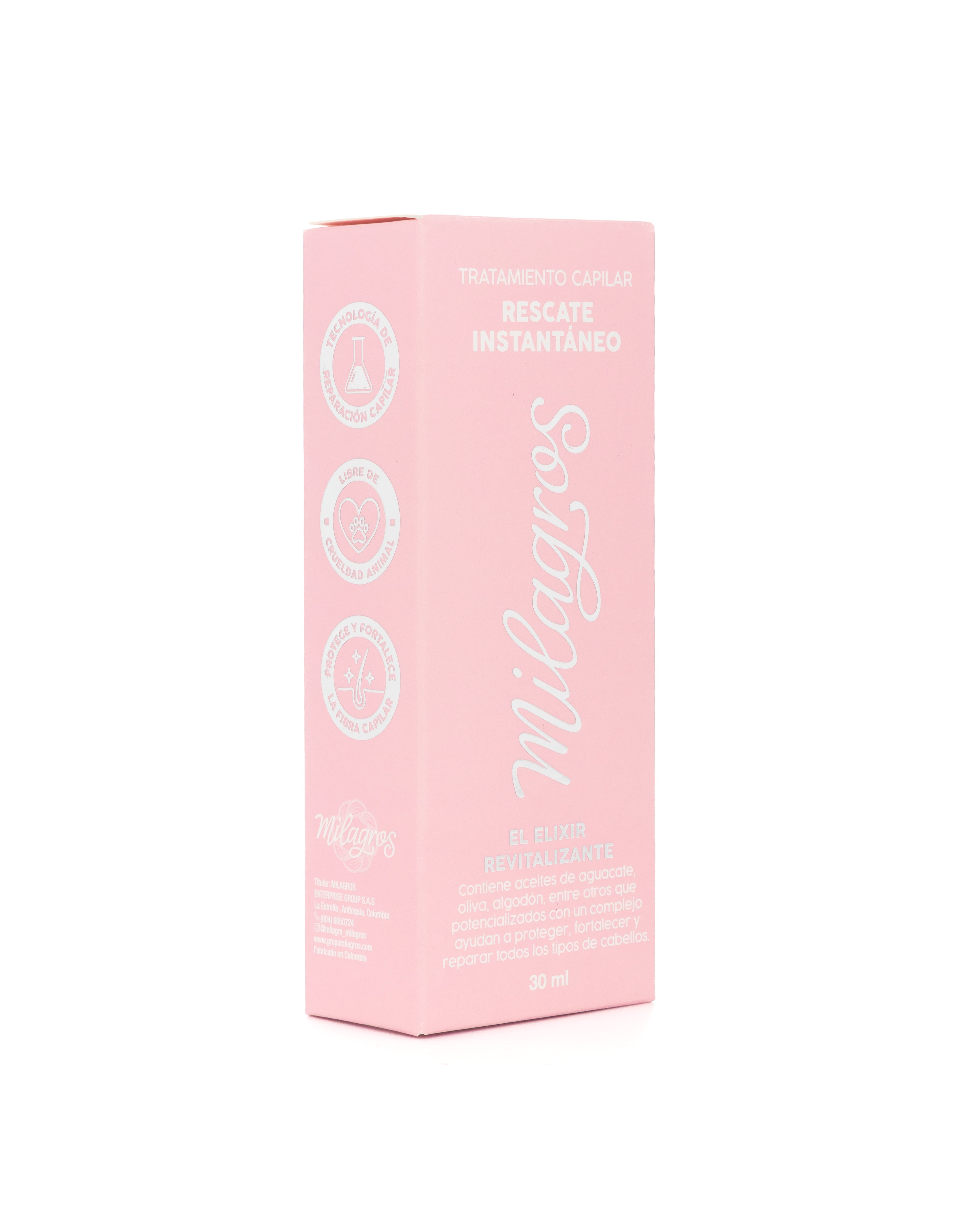 Kit Milagros x Avemaria - Rescate instantaneo, Mini perfume Martina, Set de Collar y Aretes (3 pack)