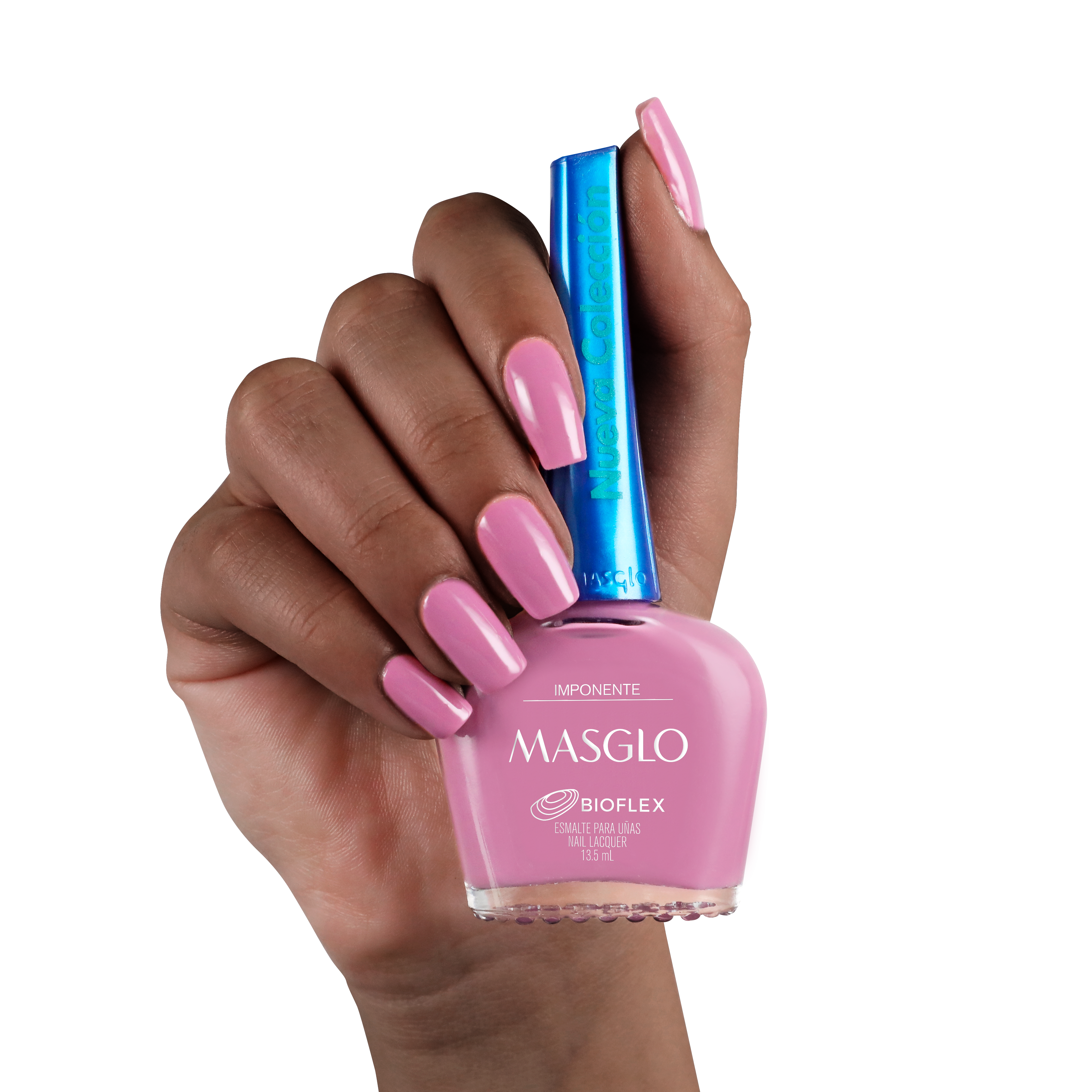 IMPONENTE - ESMALTE TRADICIONAL CREMOSO MASGLO 13,5 ML - GAMA ROSADO