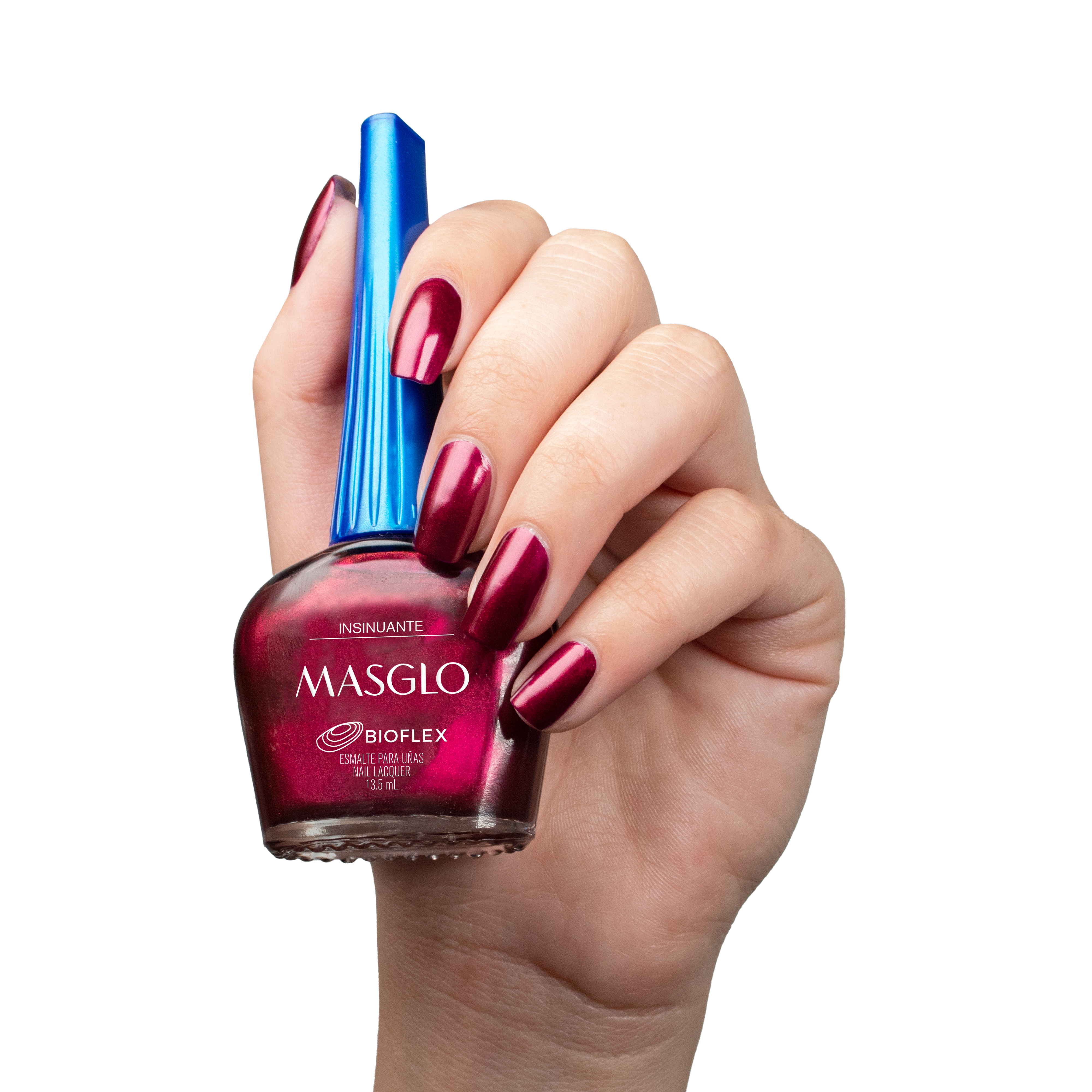 INSINUATING - MASGLO CREAMY TRADITIONAL NAIL POLISH 13.5 ML - RED RANGE