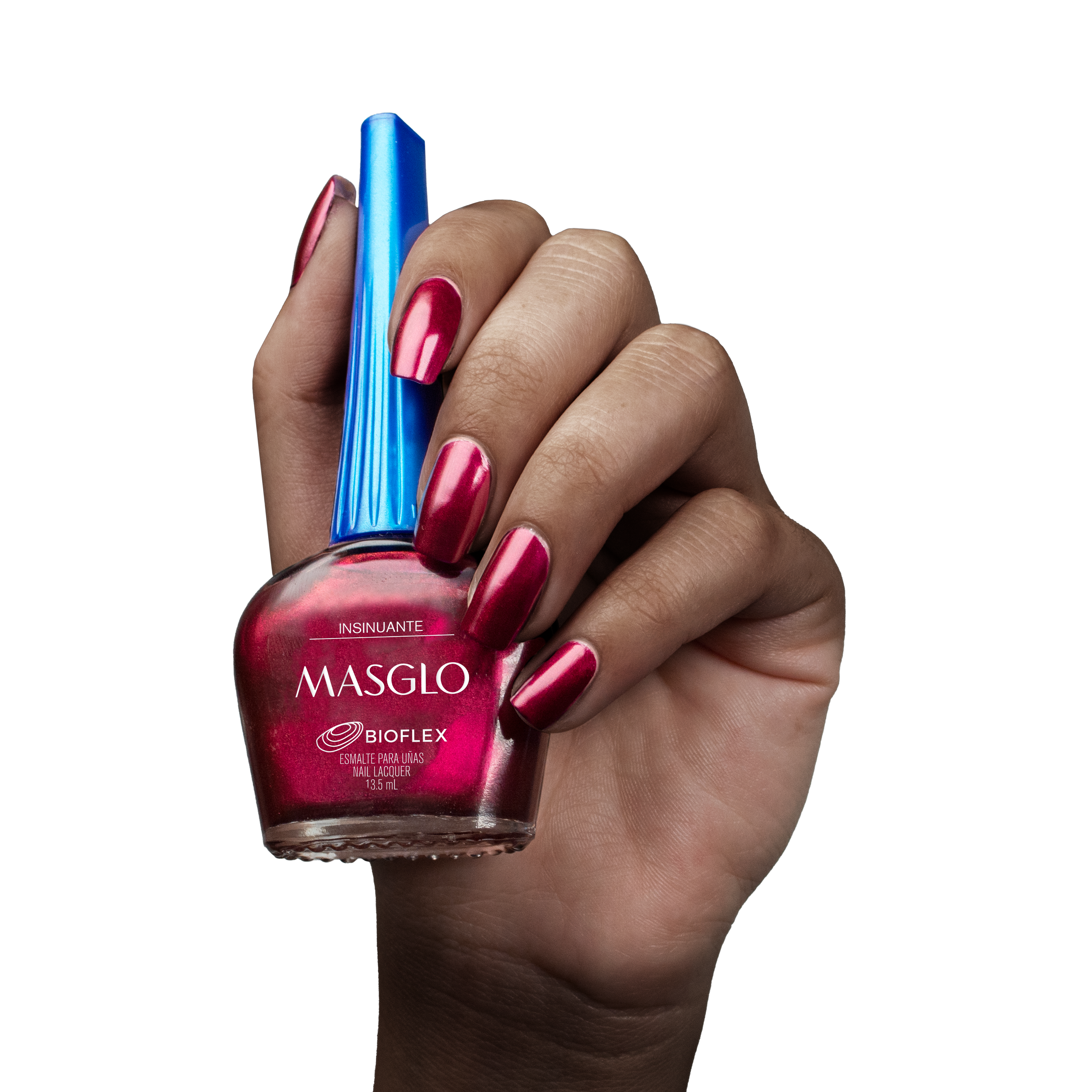 INSINUATING - MASGLO CREAMY TRADITIONAL NAIL POLISH 13.5 ML - RED RANGE