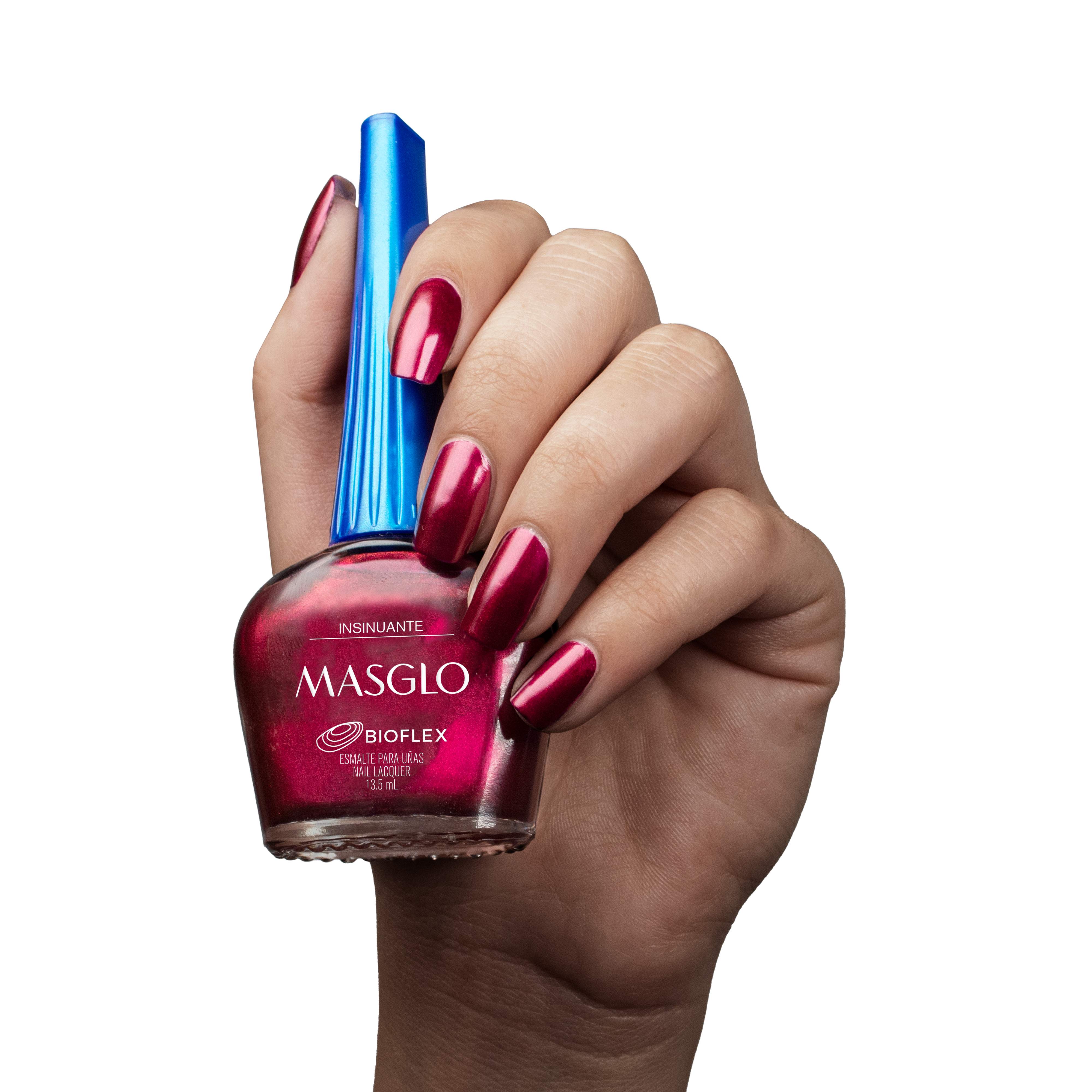 INSINUATING - MASGLO CREAMY TRADITIONAL NAIL POLISH 13.5 ML - RED RANGE