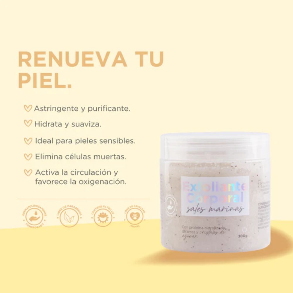 Idunn perfect skin Sea salt body scrub x300ml