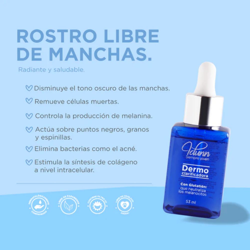 Idunn piel perfecta  Despigmentante Dermoclarificadora x53ml