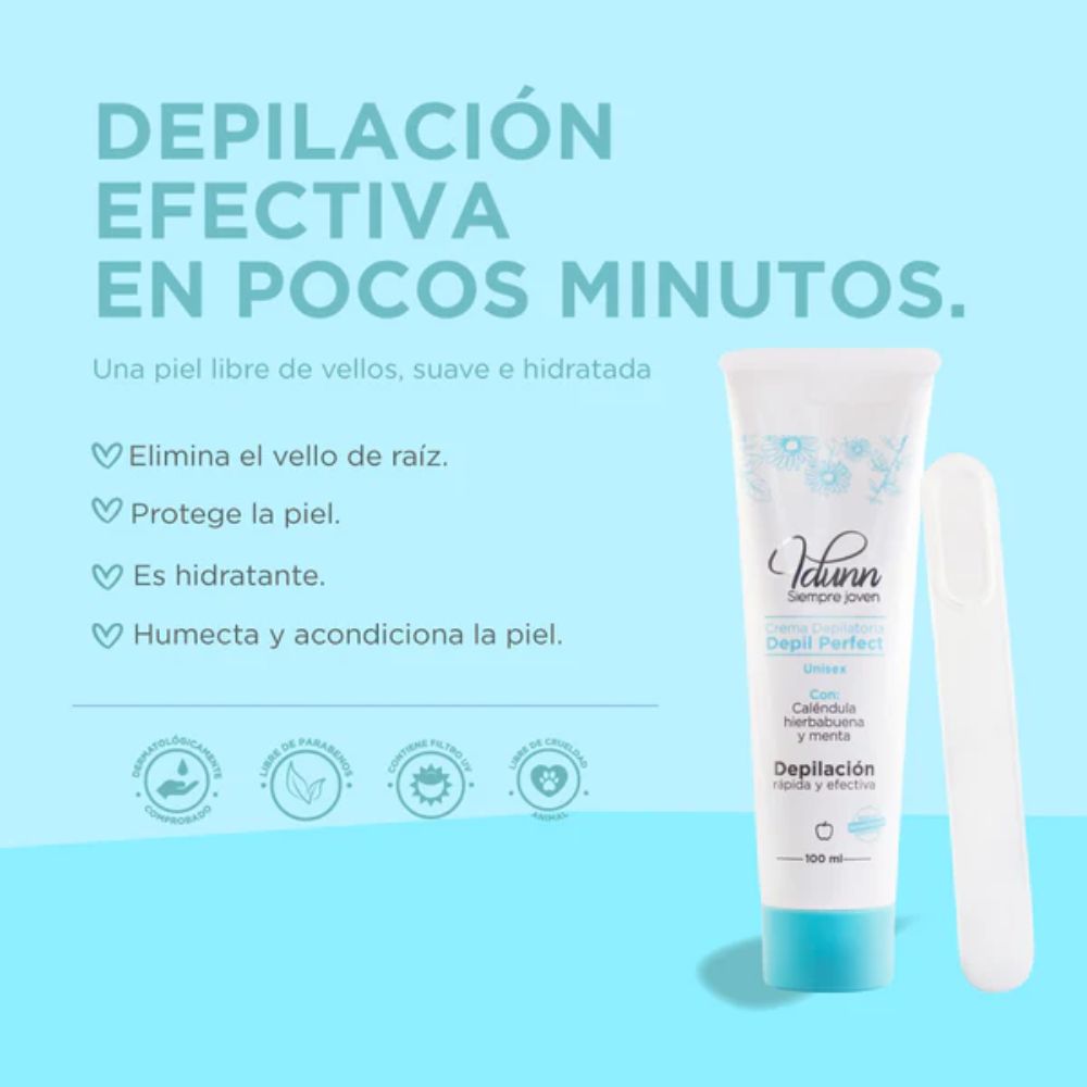Idunn perfect skin Depil Perfect Hair Removal Cream x100ml