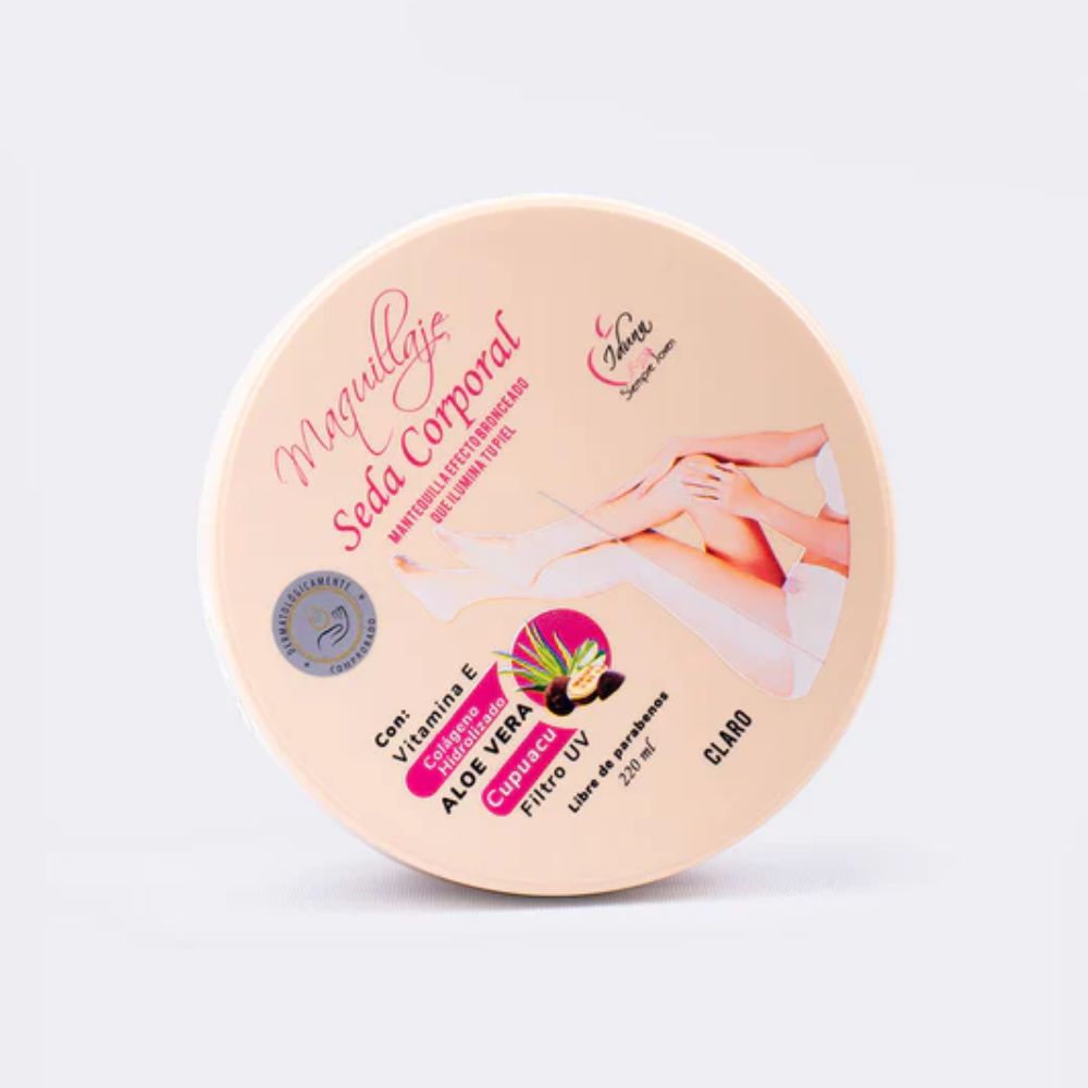 Idunn piel perfecta Maquillaje Seda Corporal (Claro) x220ml