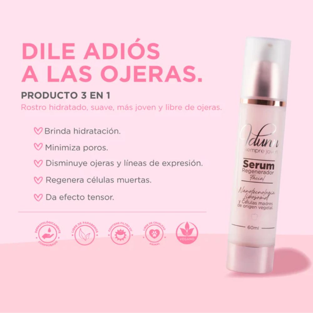 Idunn piel perfecta Serum Regenerador facial x60ml