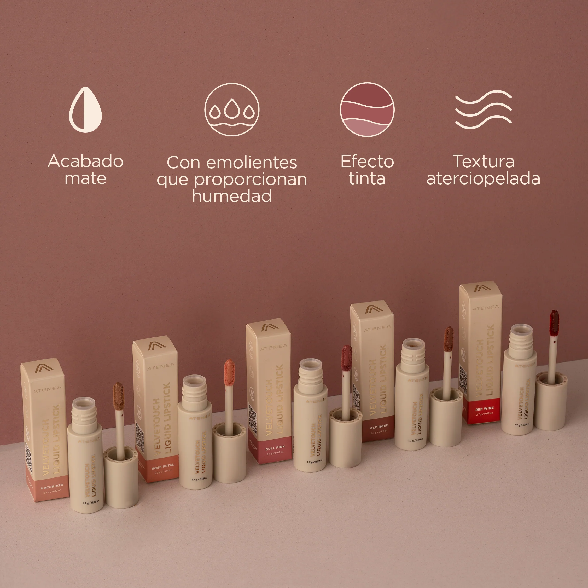 ATENEA LABIAL VELVET LÍQUIDO