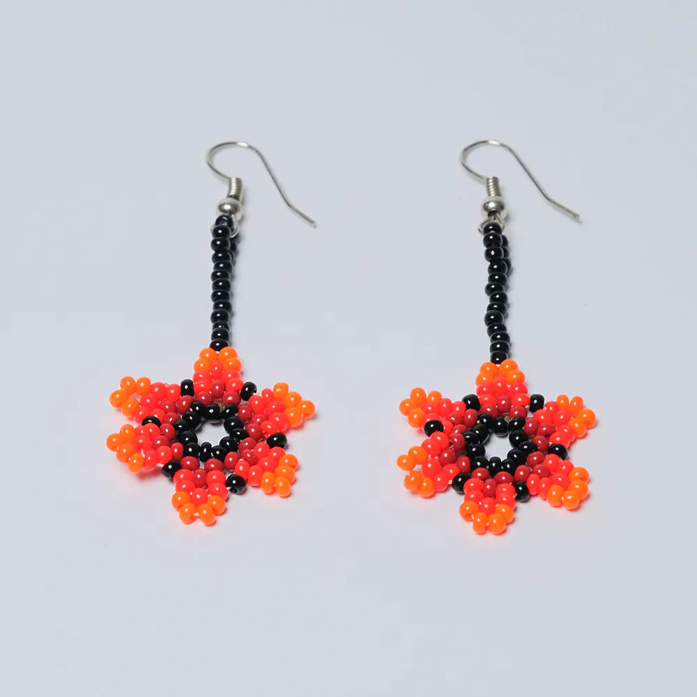 Aretes Estrella Coral J2-08