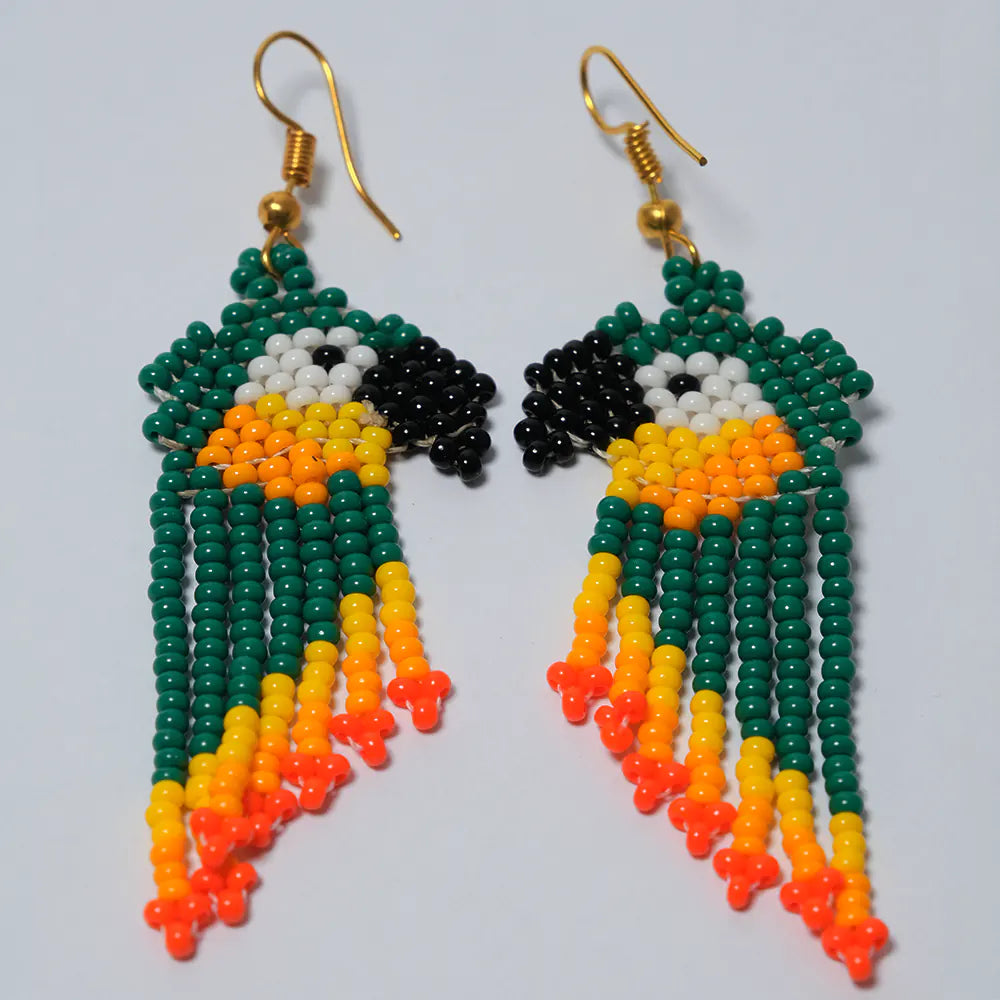 Aretes  Guacamaya Selva Dorada J3-06