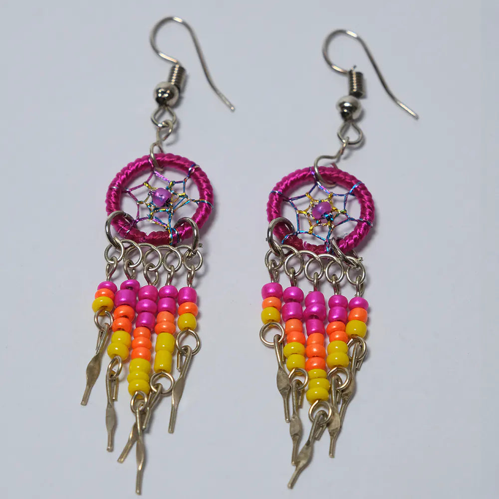 Aretes Atrapasueños Multicolor J5-03
