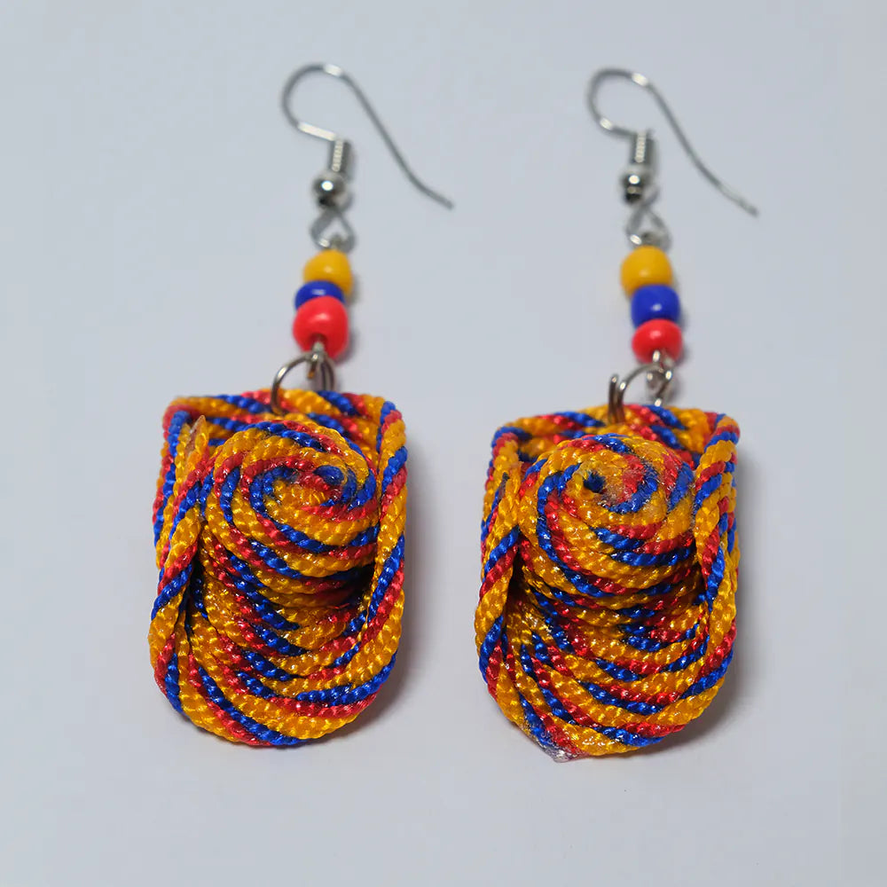 Aretes Premium Sombrero Vueltiao Colores Colombia J9-02