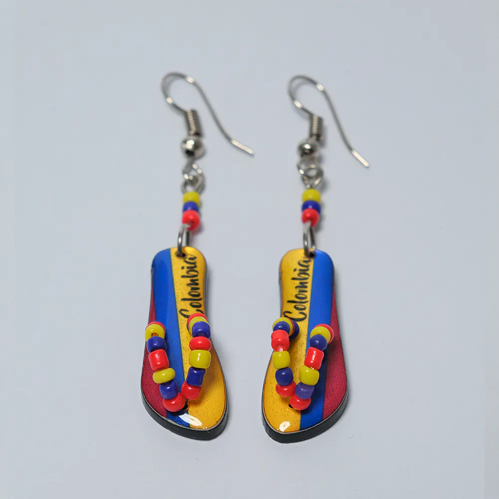 Aretes Premium Chancla Colombiana J9-04