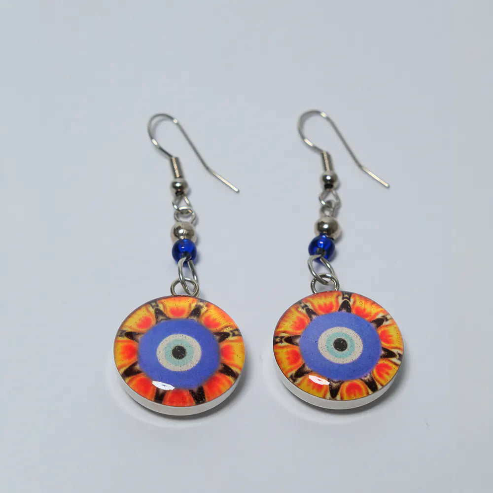 Aretes Premium Ojo Turco Sol J9-11