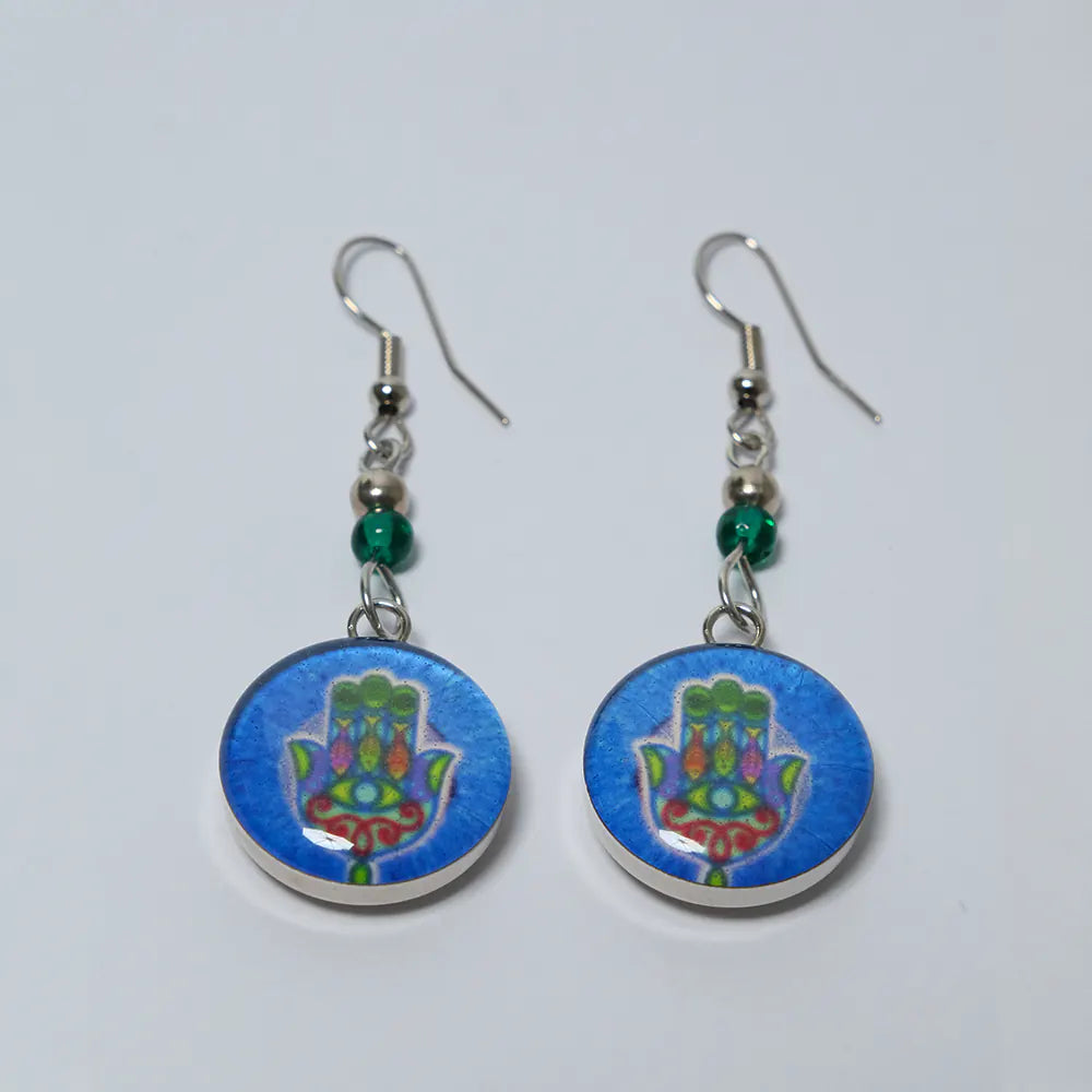 Aretes Premium Mano de Fátima J9-12