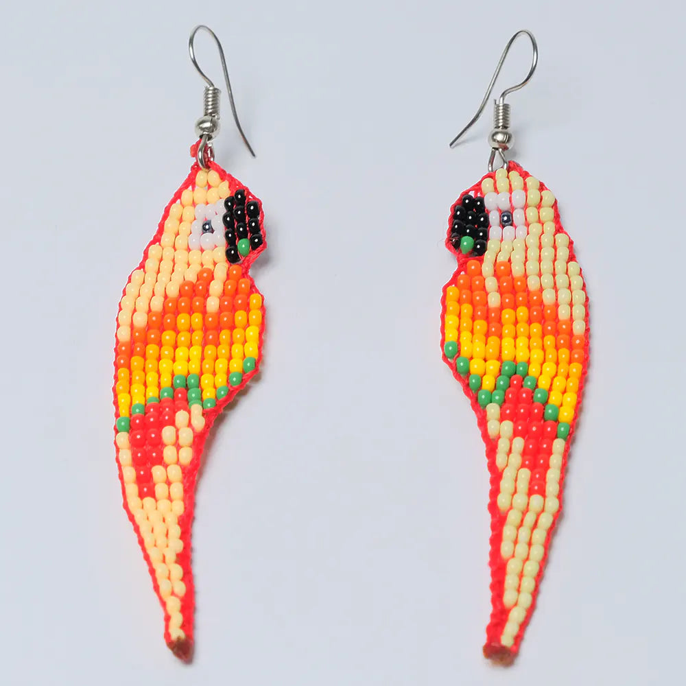 Aretes Guacamaya Dorada J1-06