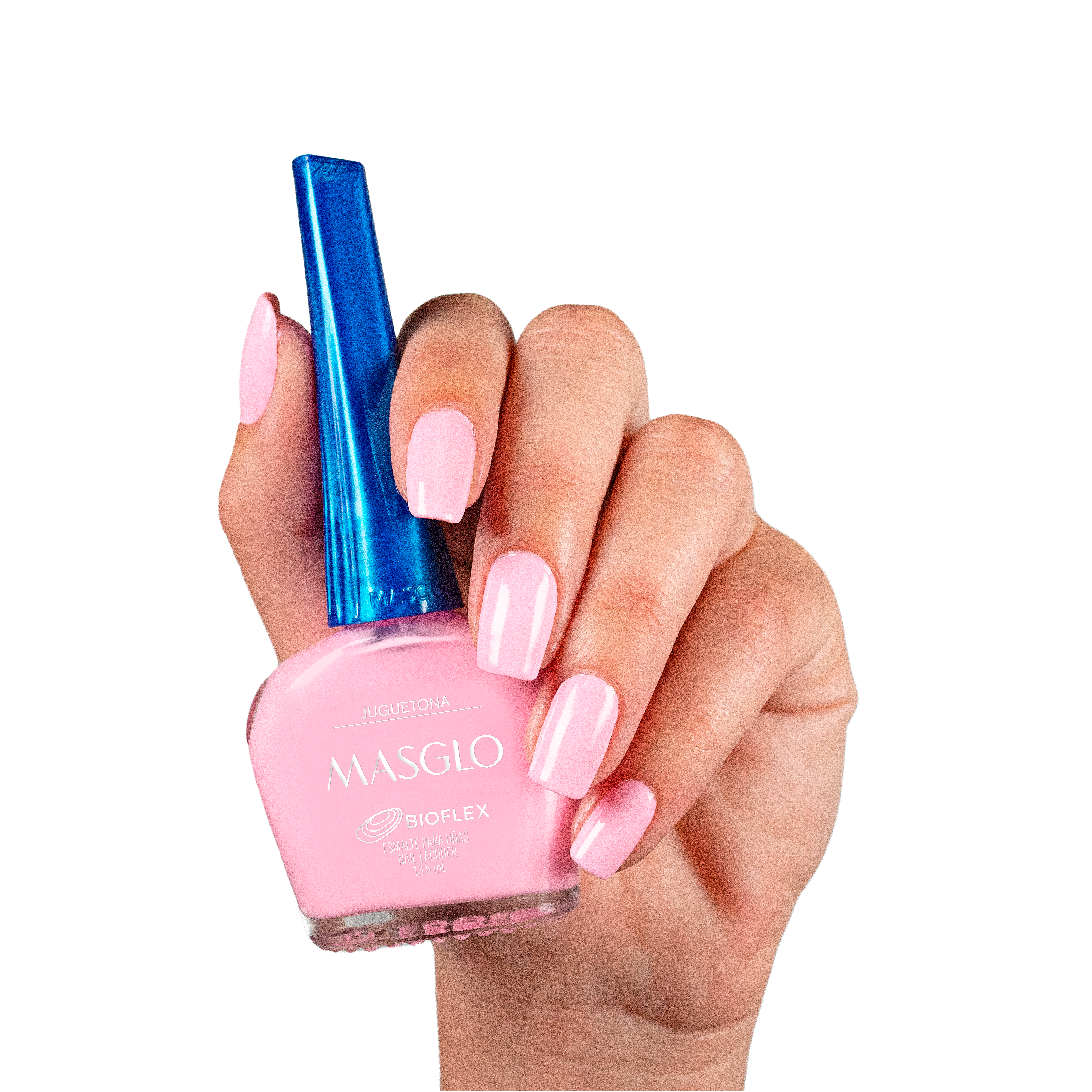 JUGUETONA - ESMALTE TRADICIONAL CREMOSO MASGLO 13,5 ML - GAMA ROSADO