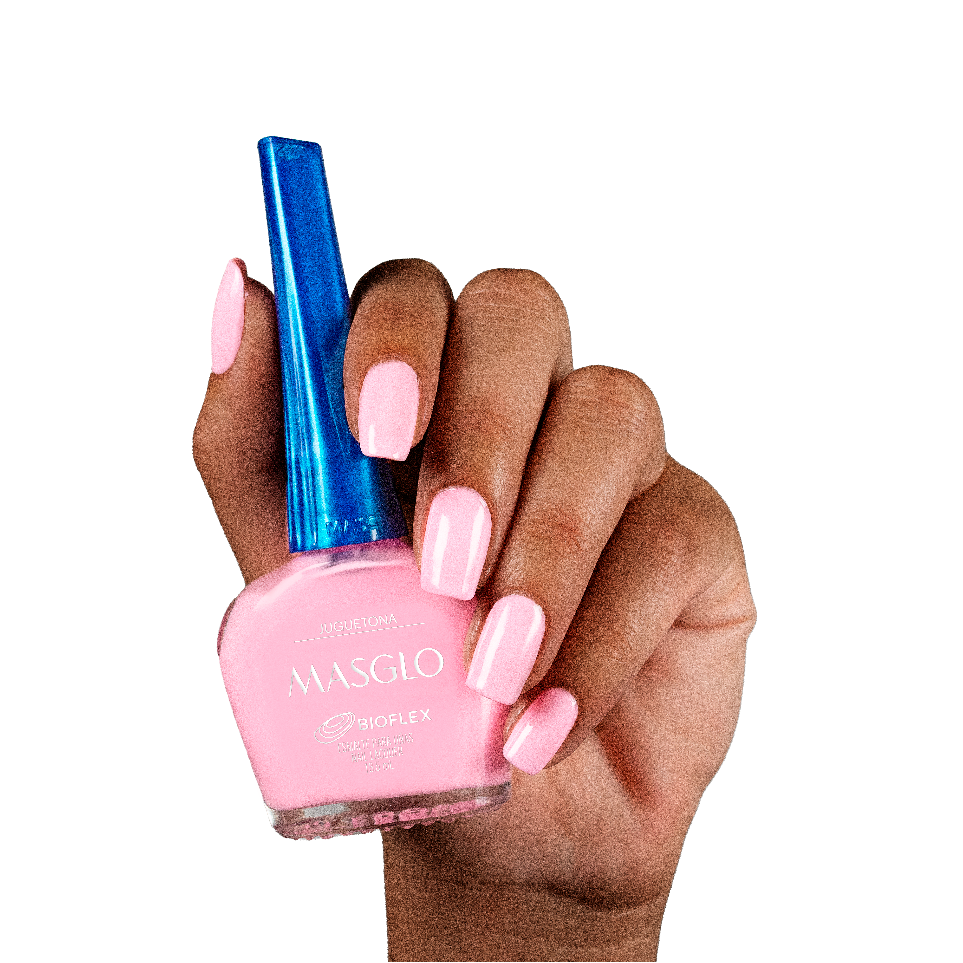 JUGUETONA - ESMALTE TRADICIONAL CREMOSO MASGLO 13,5 ML - GAMA ROSADO