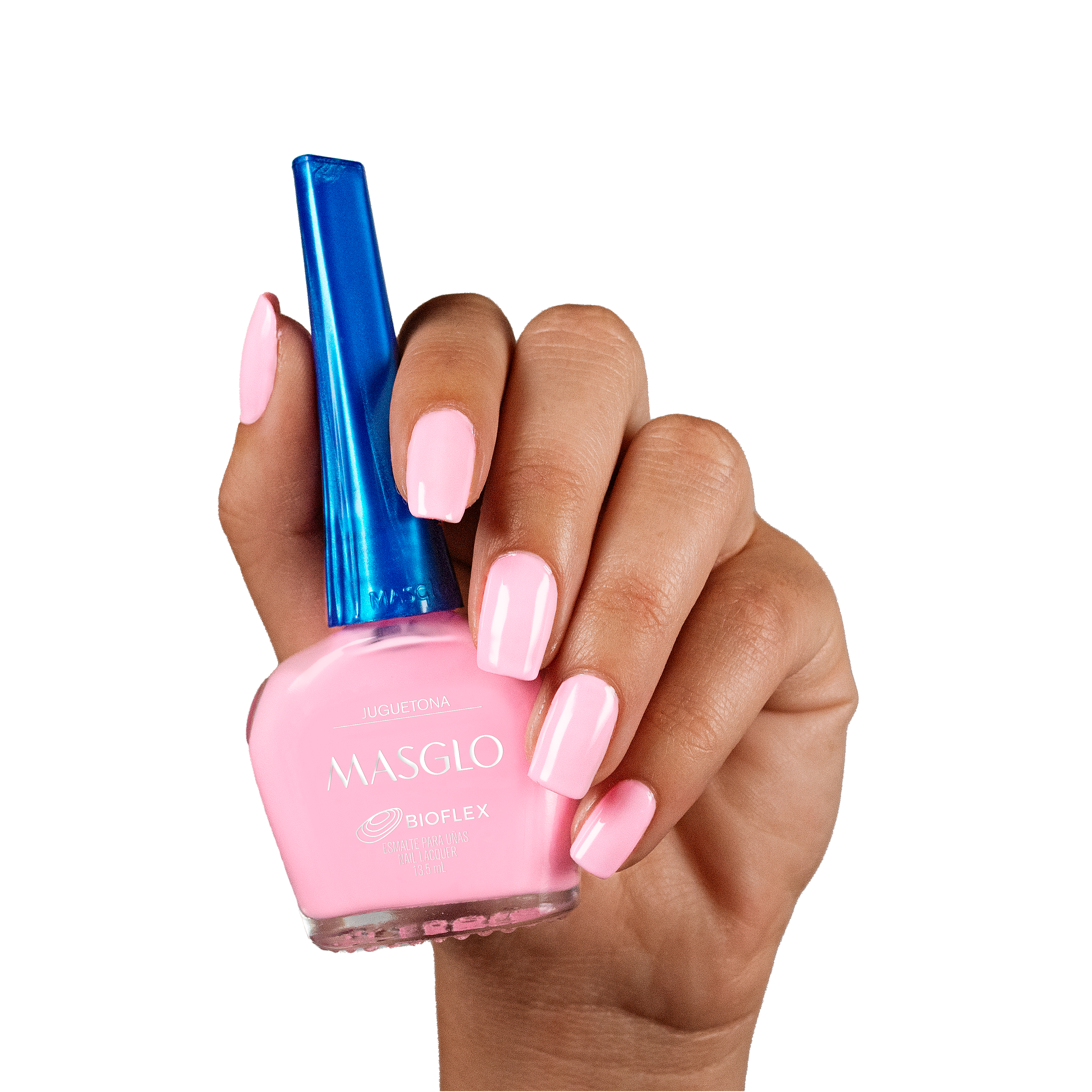 JUGUETONA - ESMALTE TRADICIONAL CREMOSO MASGLO 13,5 ML - GAMA ROSADO