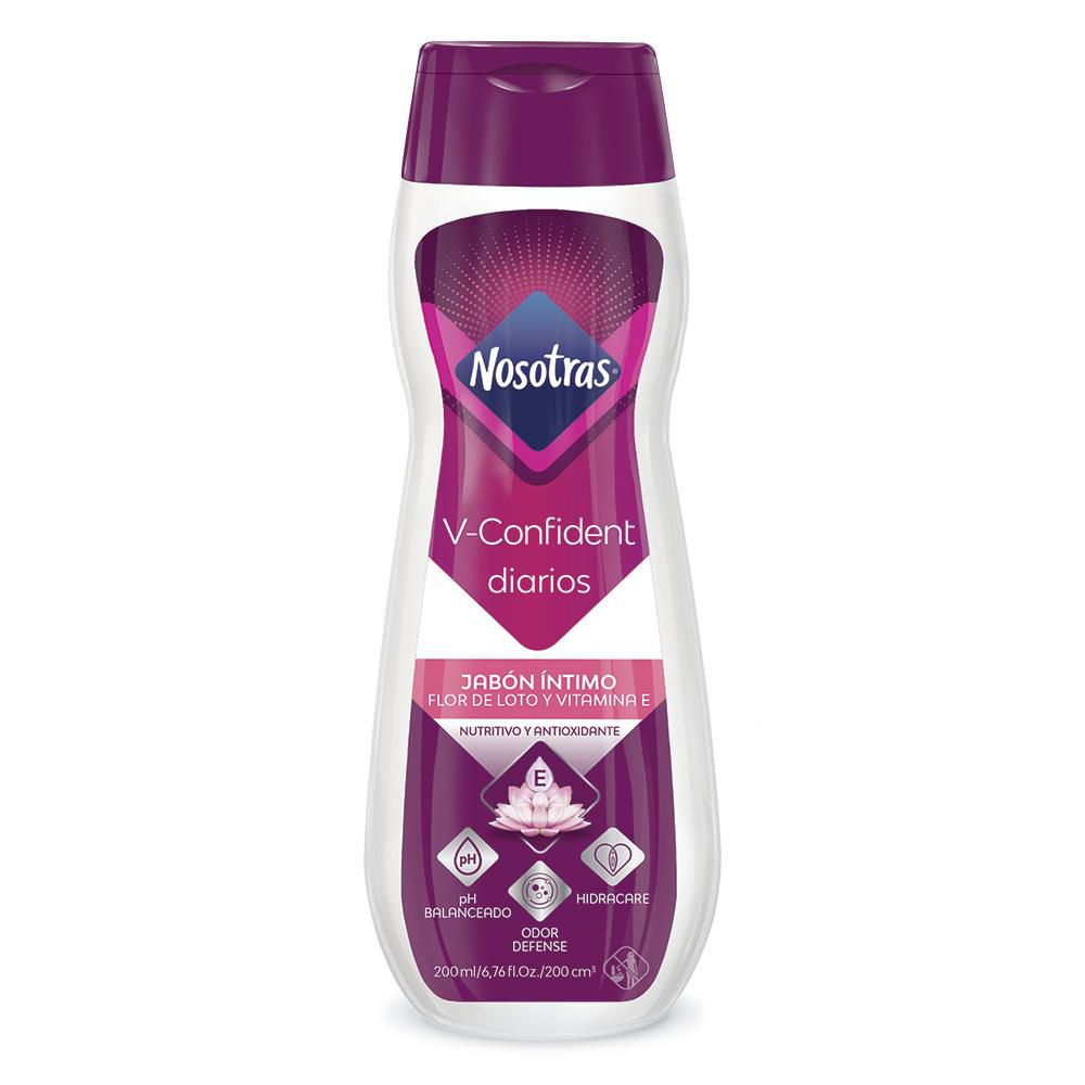 Nosotras Jabon Íntimo V-Confident Flor de Loto x200ml