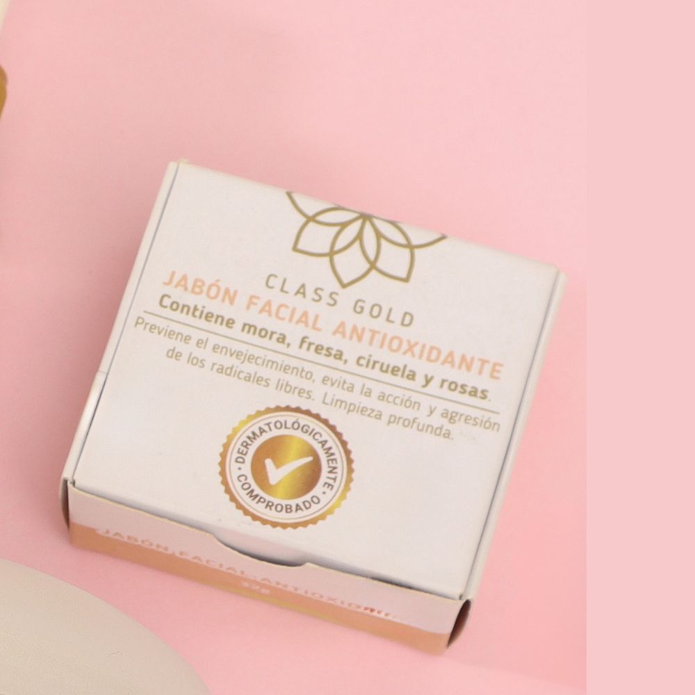 Class Gold Beige Antioxidant Facial Soap Oily Skin 32grs