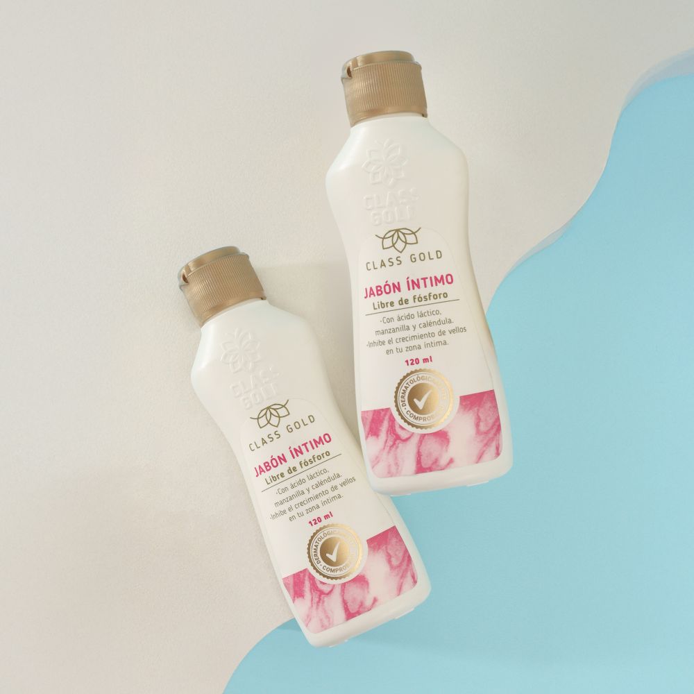 Class Gold Jabon Intimo Inhibidor De Vello 120ml (2 Pack)