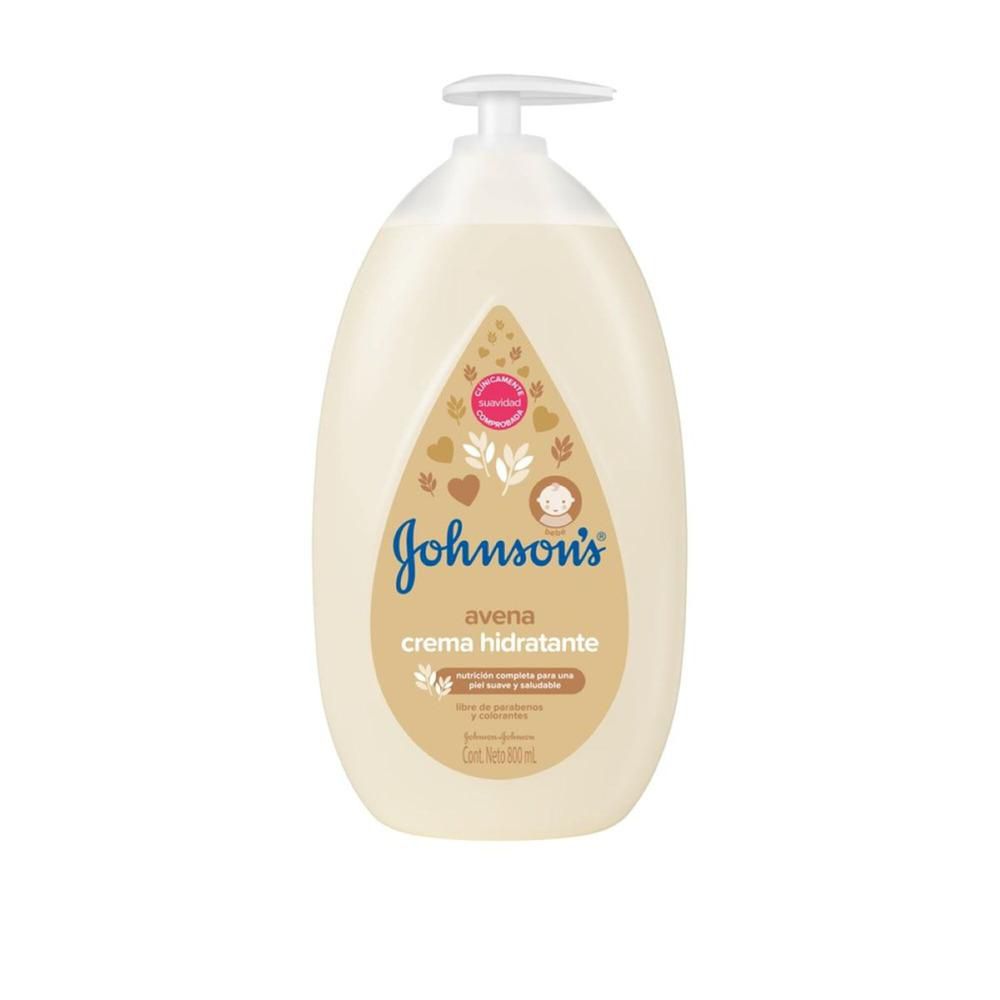 Johnsons Crema Corporal Bebe Avena Botella X 800 ml