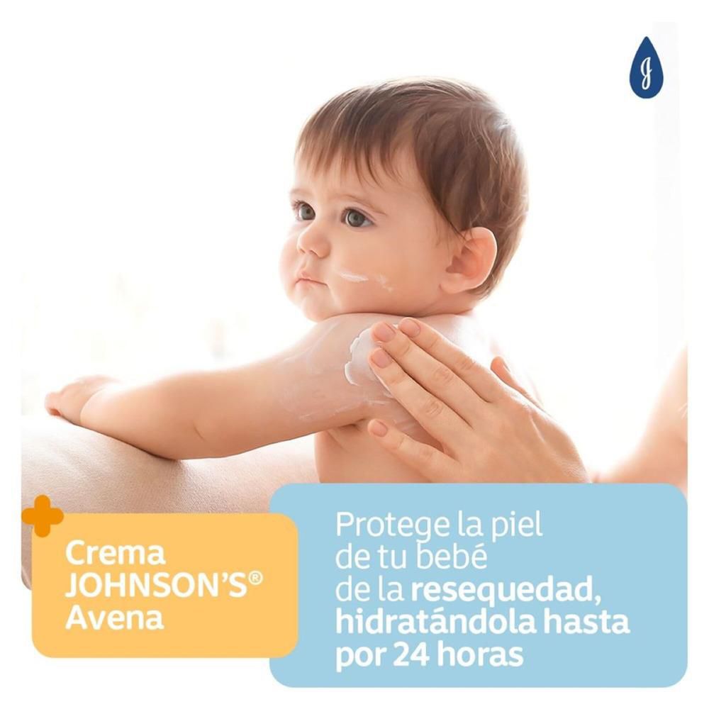 Johnsons Crema Corporal Bebe Avena Botella X 800 ml