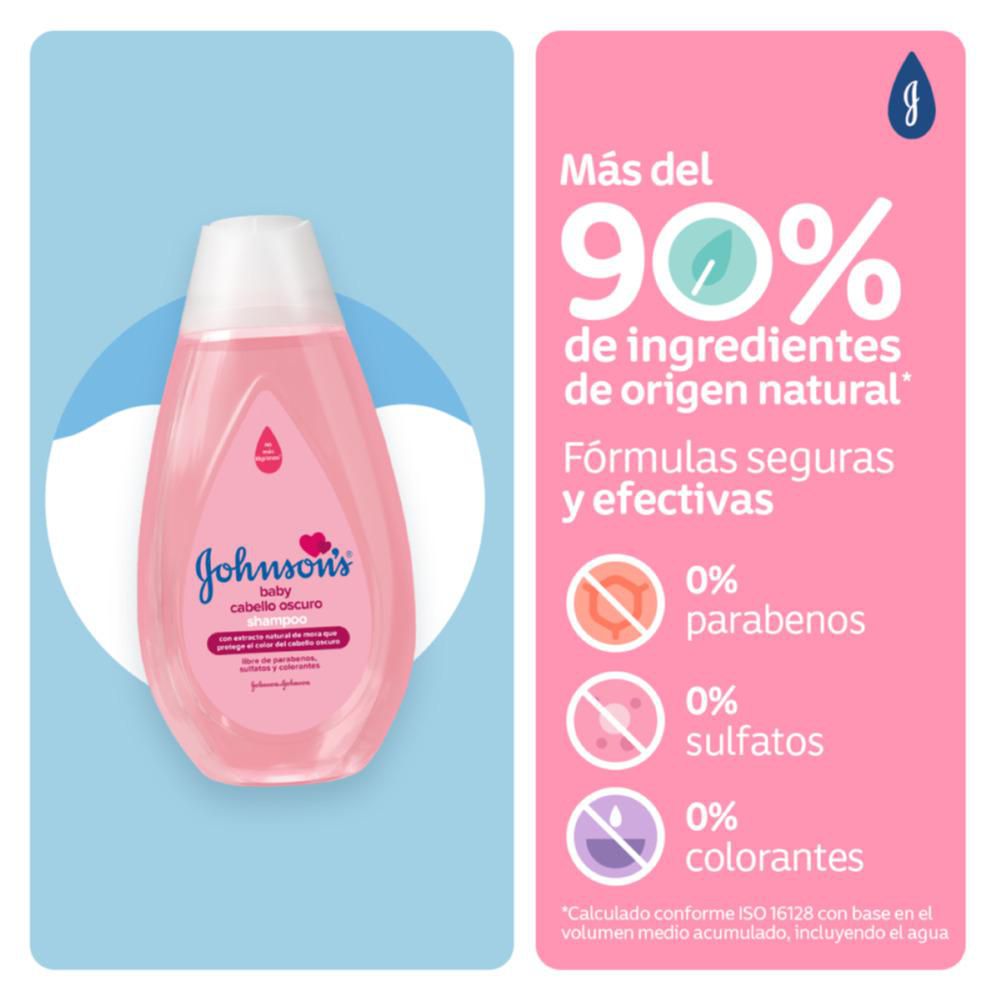 JOHNSONS® BABY Shampoo Pelo Oscuro 750ml
