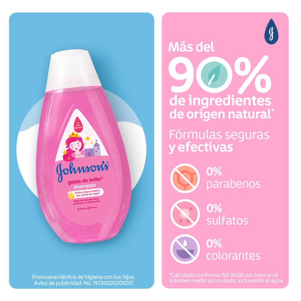 JOHNSONS Shampoo Gotas De Brillo (750  ml)