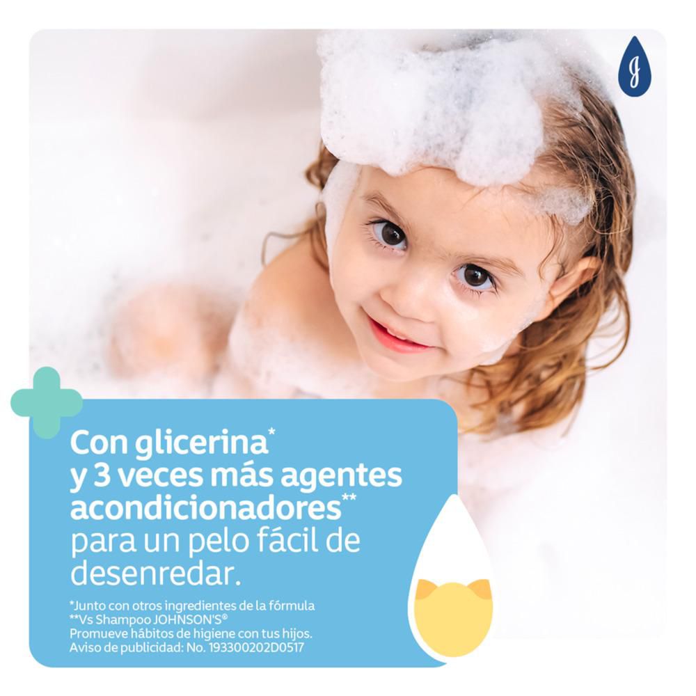 JOHNSONS Shampoo Bebé Hidratación Intensa (400  ml)