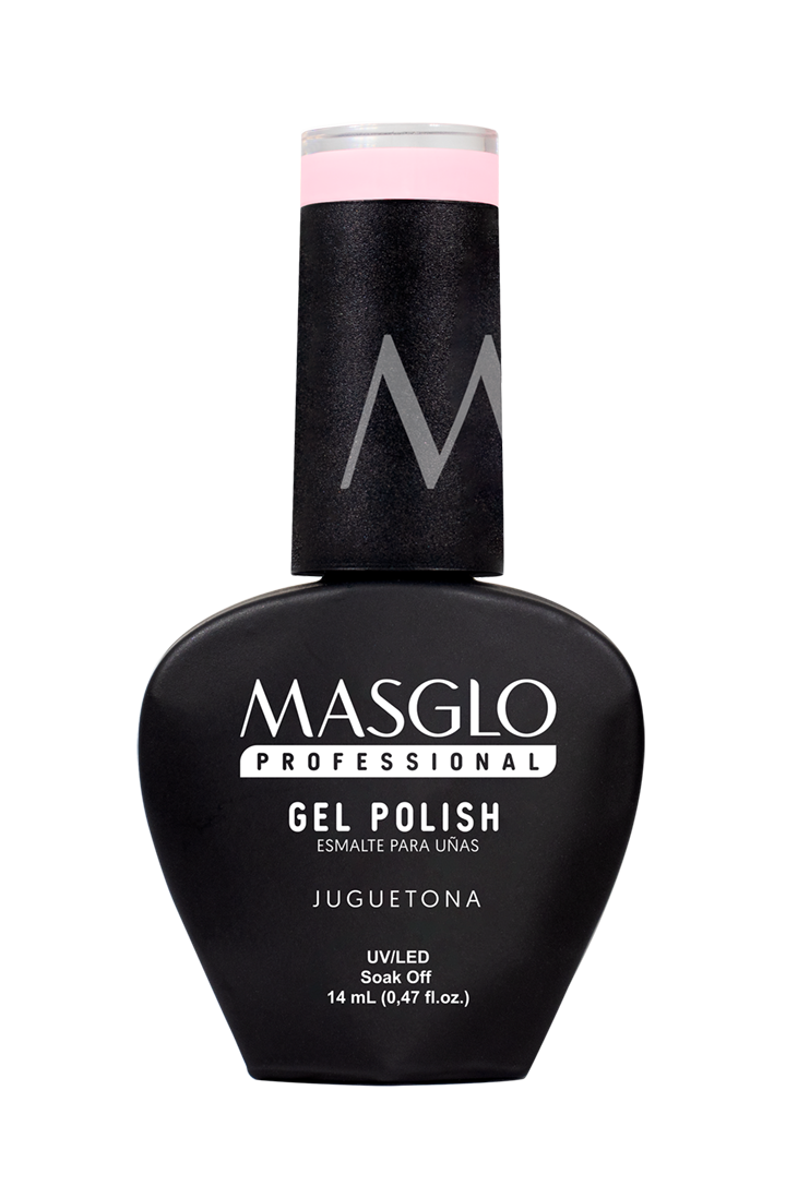 PLAYFUL - MASGLO PROFESSIONAL SEMI-PERMANENT GEL POLISH 14 ML CREAMY - PINK RANGE