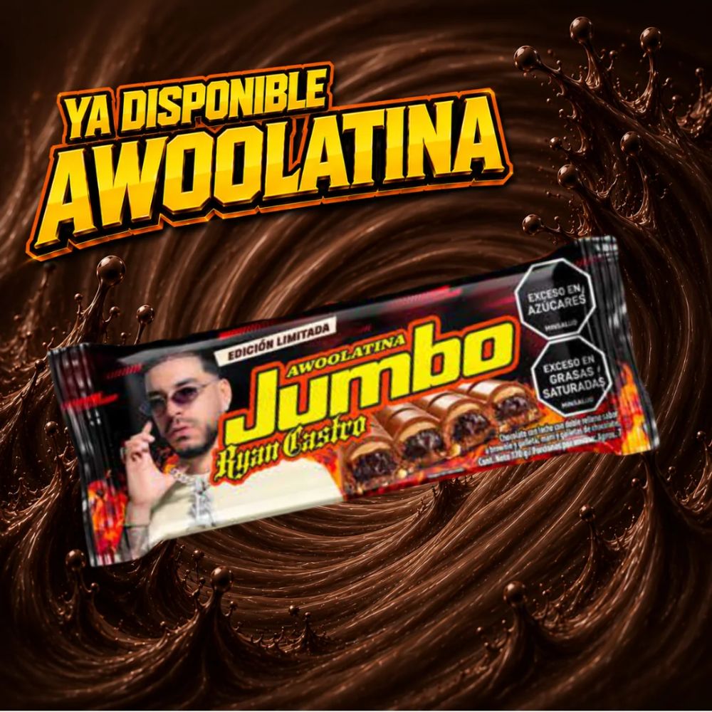 Jumbo Mani Chocolatina Awoolatina Ryan Castro x 170gr (1 unid)