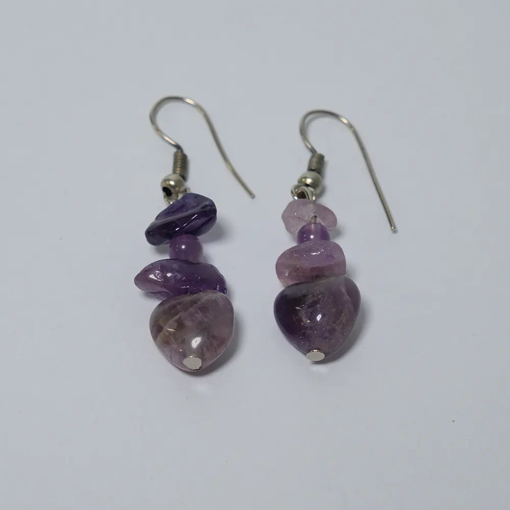 Aretas Piedra Amatista Elegance K1-03
