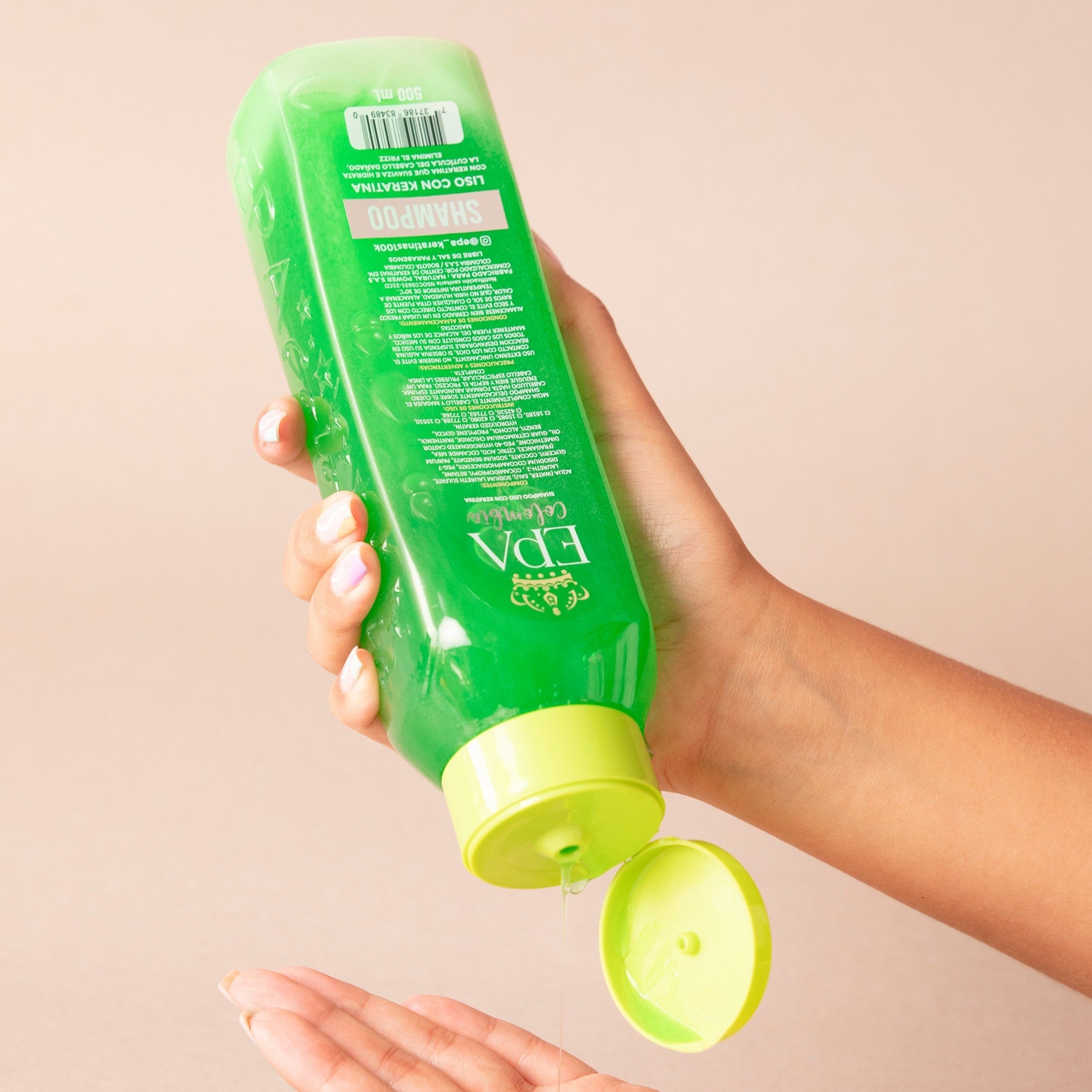 Epa Colombia Shampoo Keratina Verde 500mL