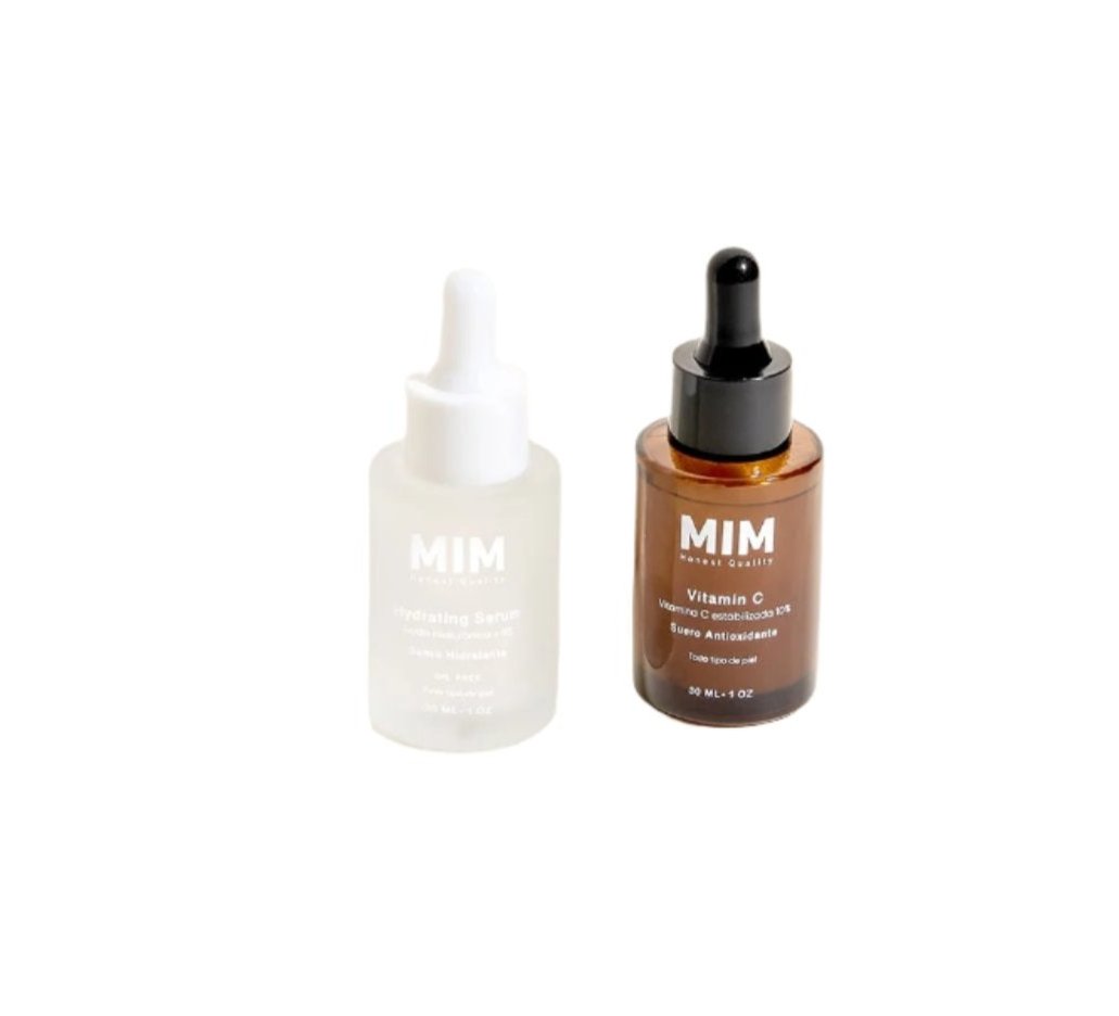 Mim skin care KIT ESSENTIALS (Serum Hidratante + Serum Vitamina C) 2 pack