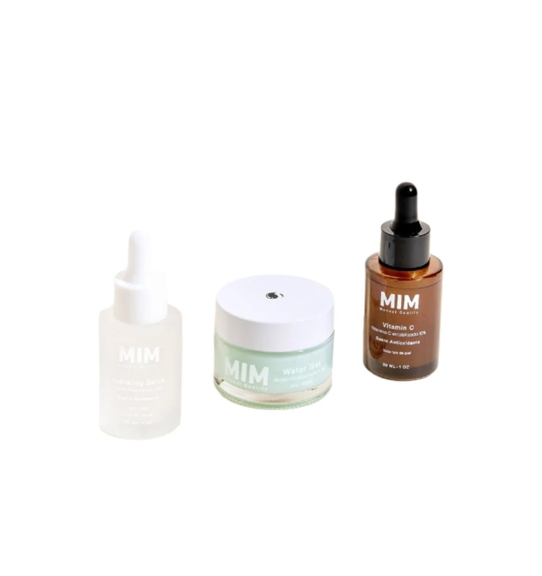 Mim skin care HAPPY SKIN KIT (Moisturizing Serum + Ultra Light Moisturizing Gel + Vitamin C Serum) 3 pack