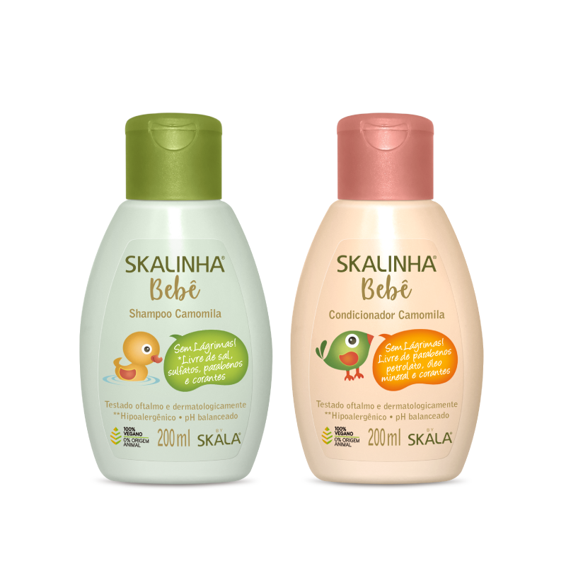 Skala Kit  Skalinha Shampoo y acondicionador de Bebe 200mL