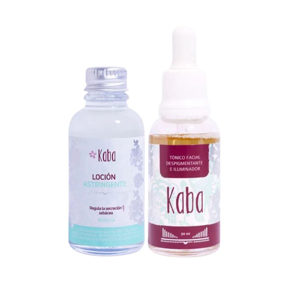 Kaba Depigmenting Facial Tonic and Kaba Astringent Lotion (2 pack) 