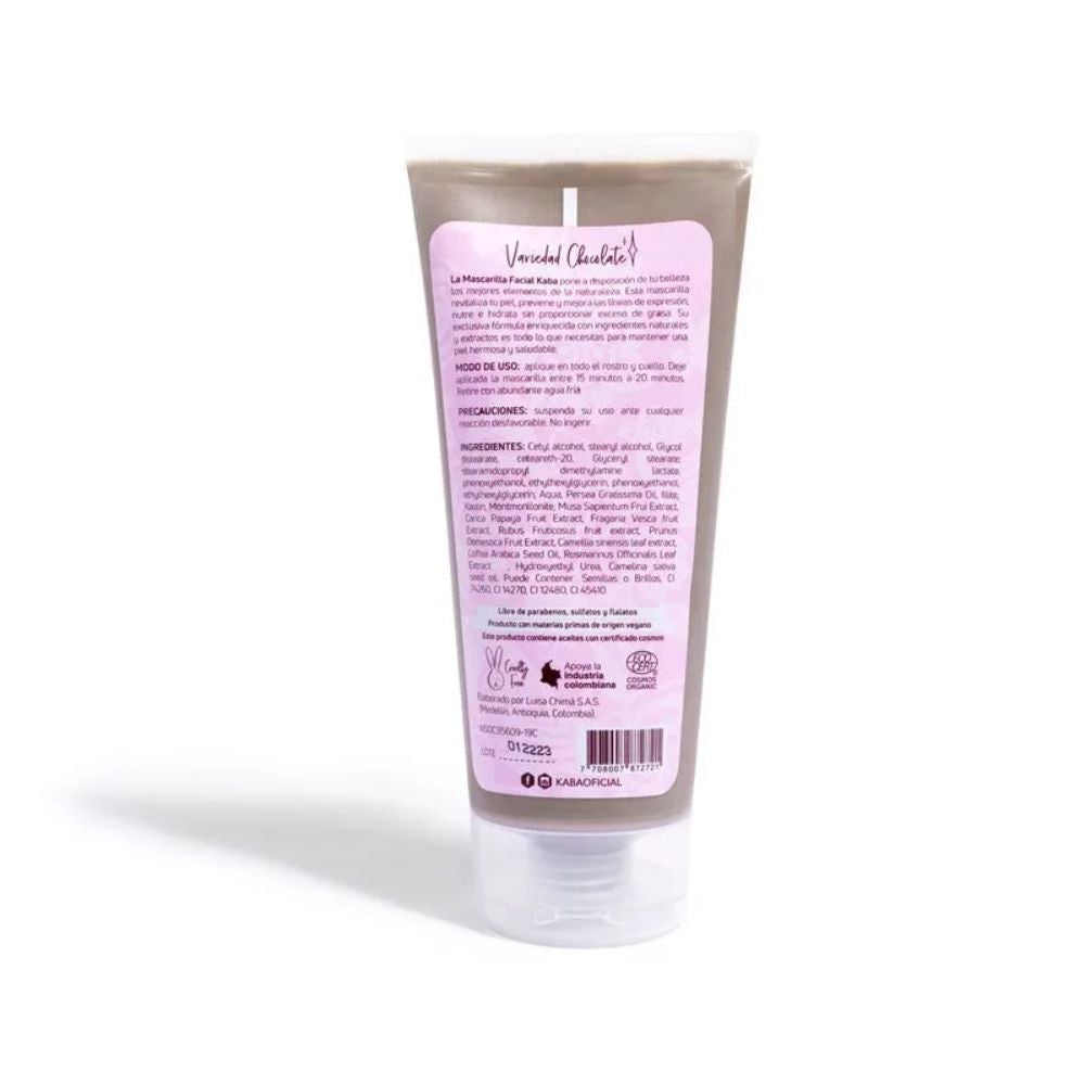 Mascarilla Facial De Chocolate Kaba (200 mL)
