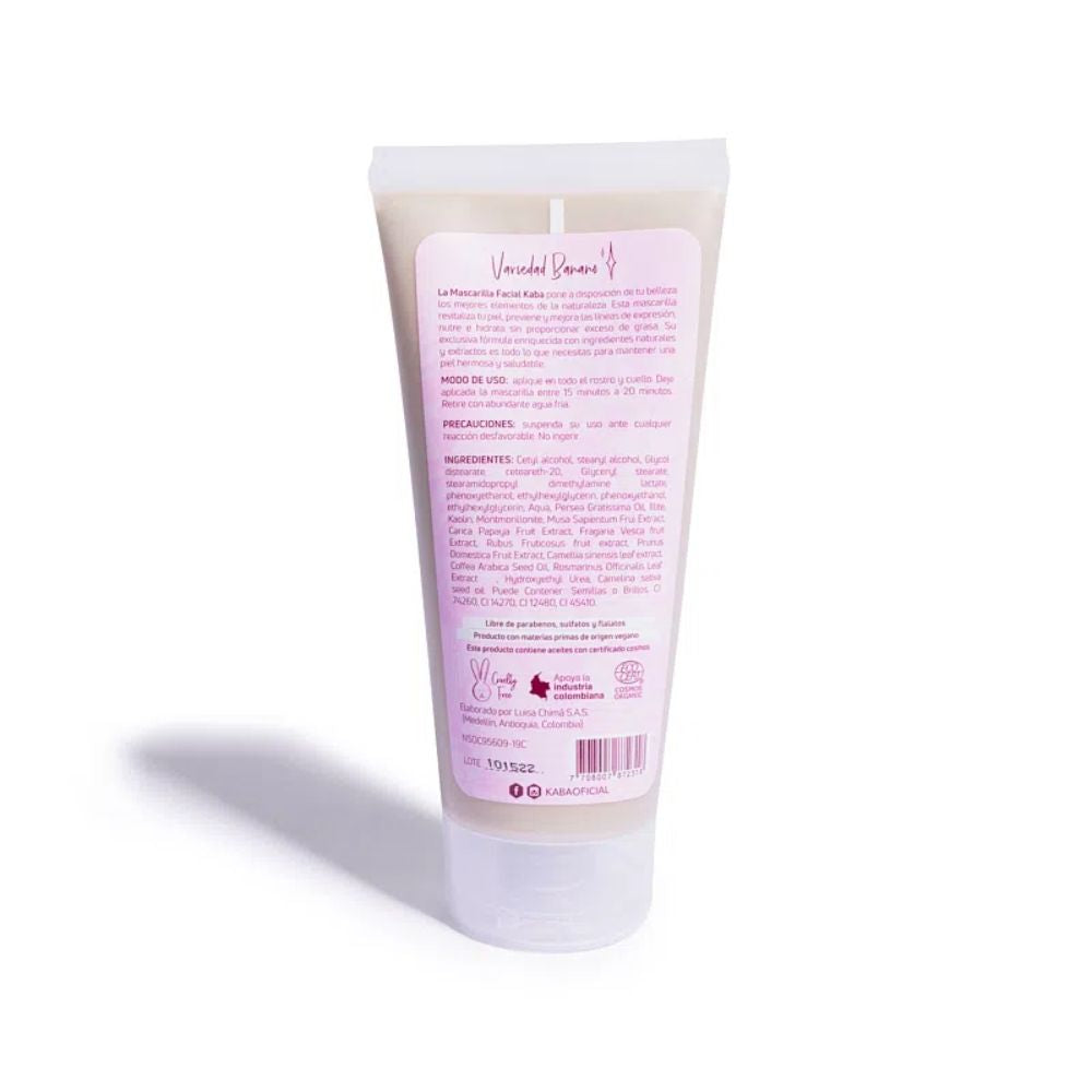 Mascarilla facial de Banano Kaba (200 mL)