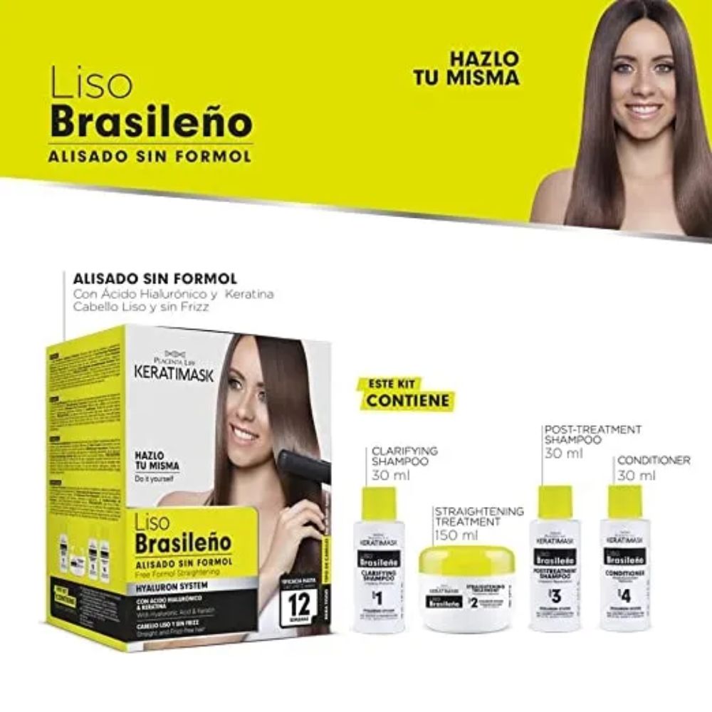 DESCUENTO - Kit Liso Brasileño Keratimask Hyaluron System