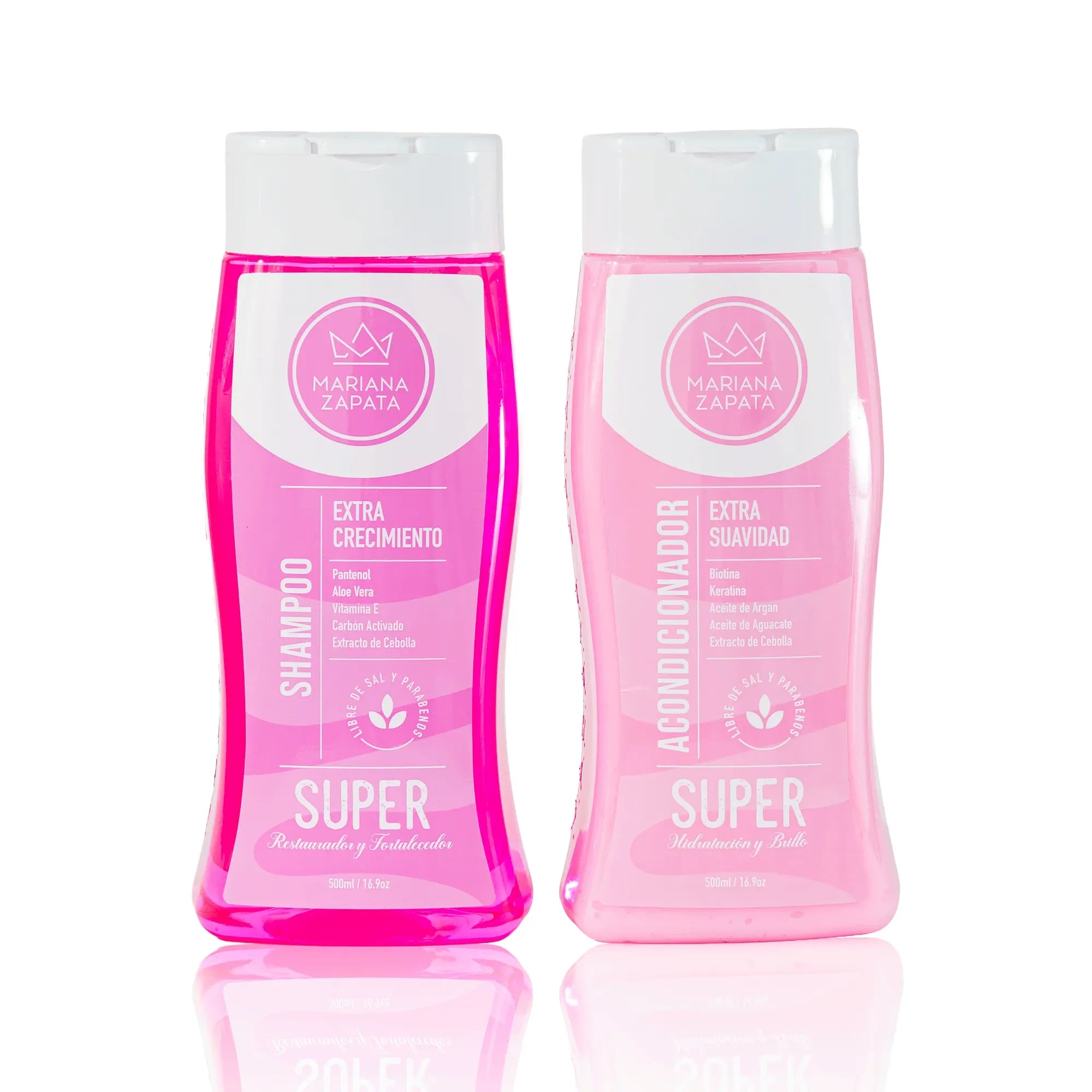 Mariana Zapata Kit Shampoo 500ml + Acondicionador 500ml (2 pack)